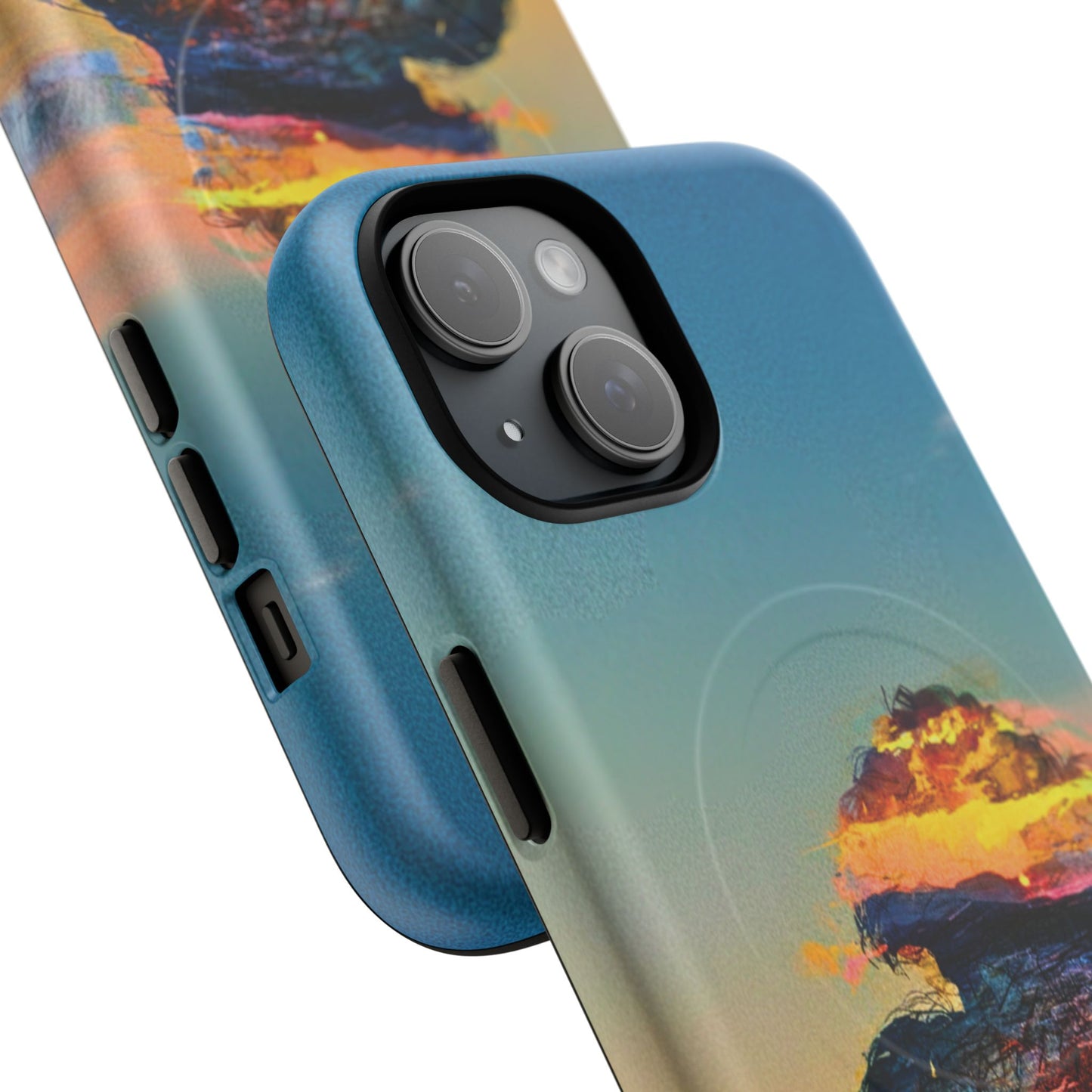 Abstract Sunset Silhouette Tough Magnetic Phone Case