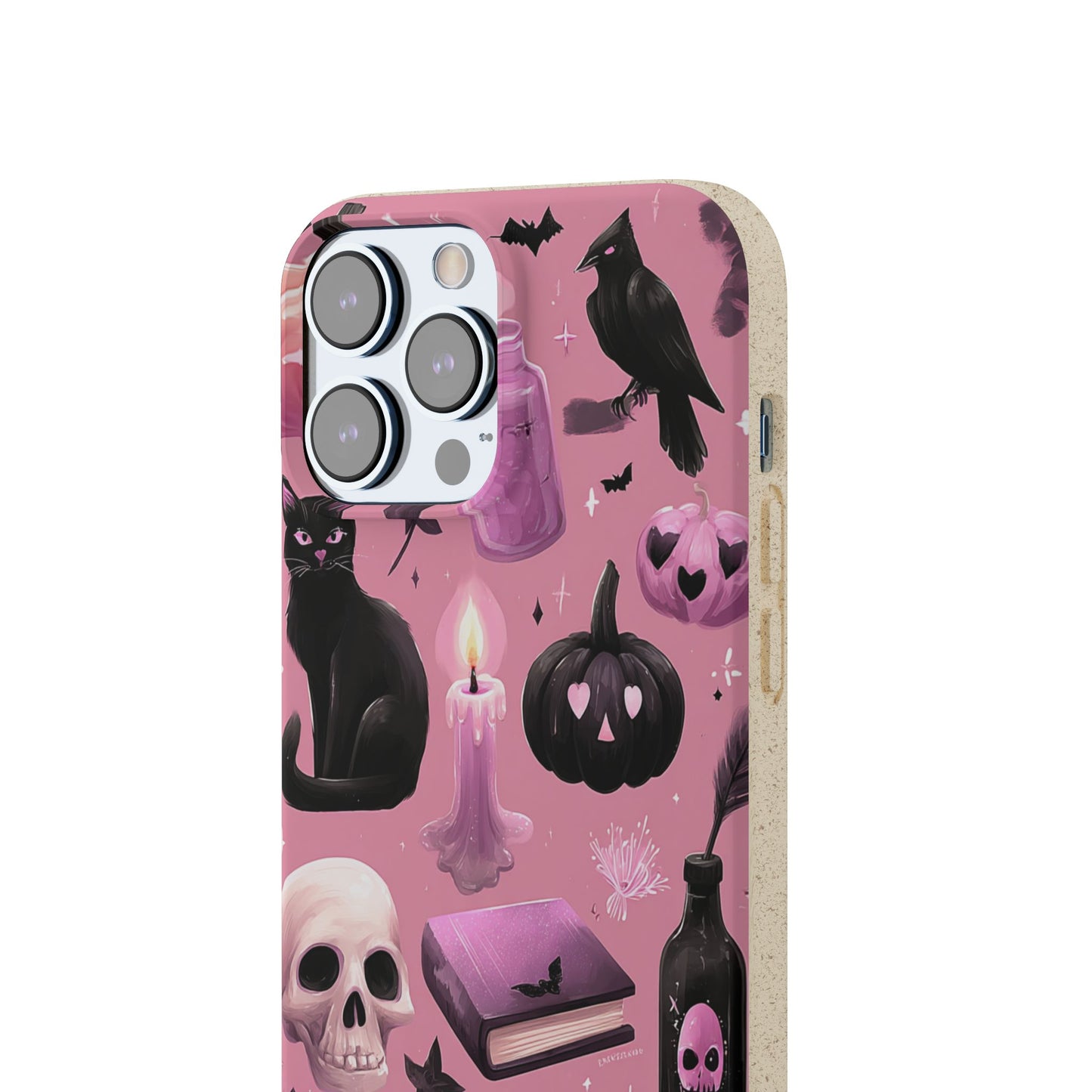 Halloween-Inspired Biodegradable Phone Case, Eco-Friendly Cell Phone Cover, Cute Goth Aesthetic Gift, Sustainable Halloween Decor, [...]
