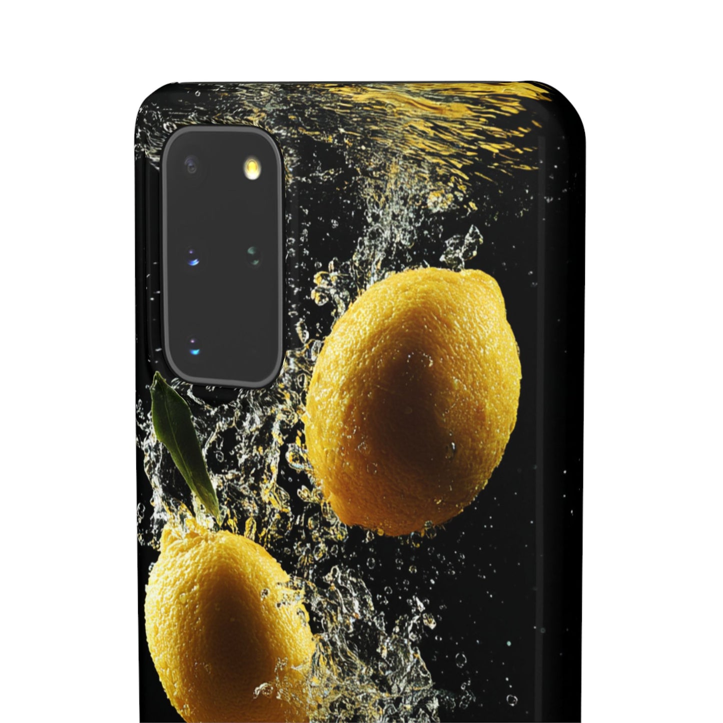 Lemon Splash Phone Case - Vibrant Snap Case, Fruit Lover Gift, Summer Vibes, Kitchen Decor, Unique Phone Accessories