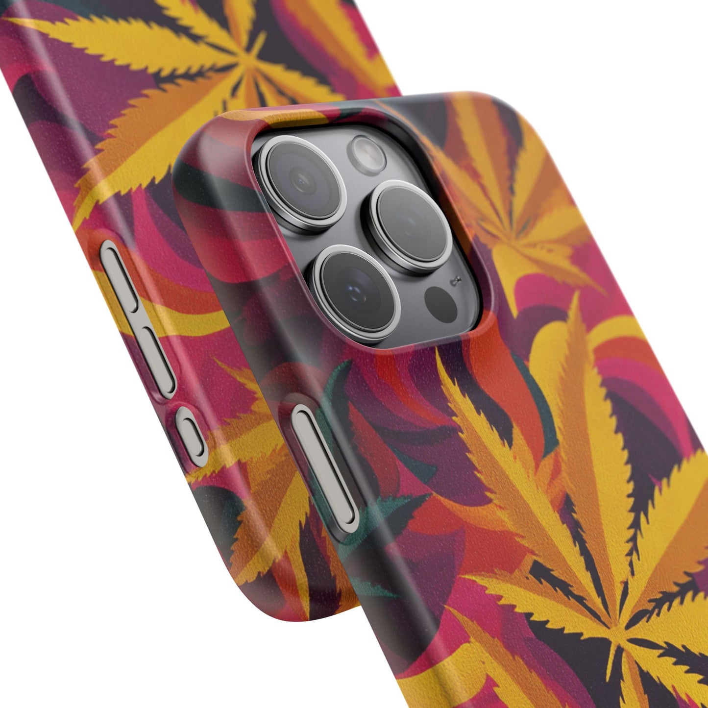 Autumn Vibe Cannabis Snap Case for IPhones and Samsungs Custom