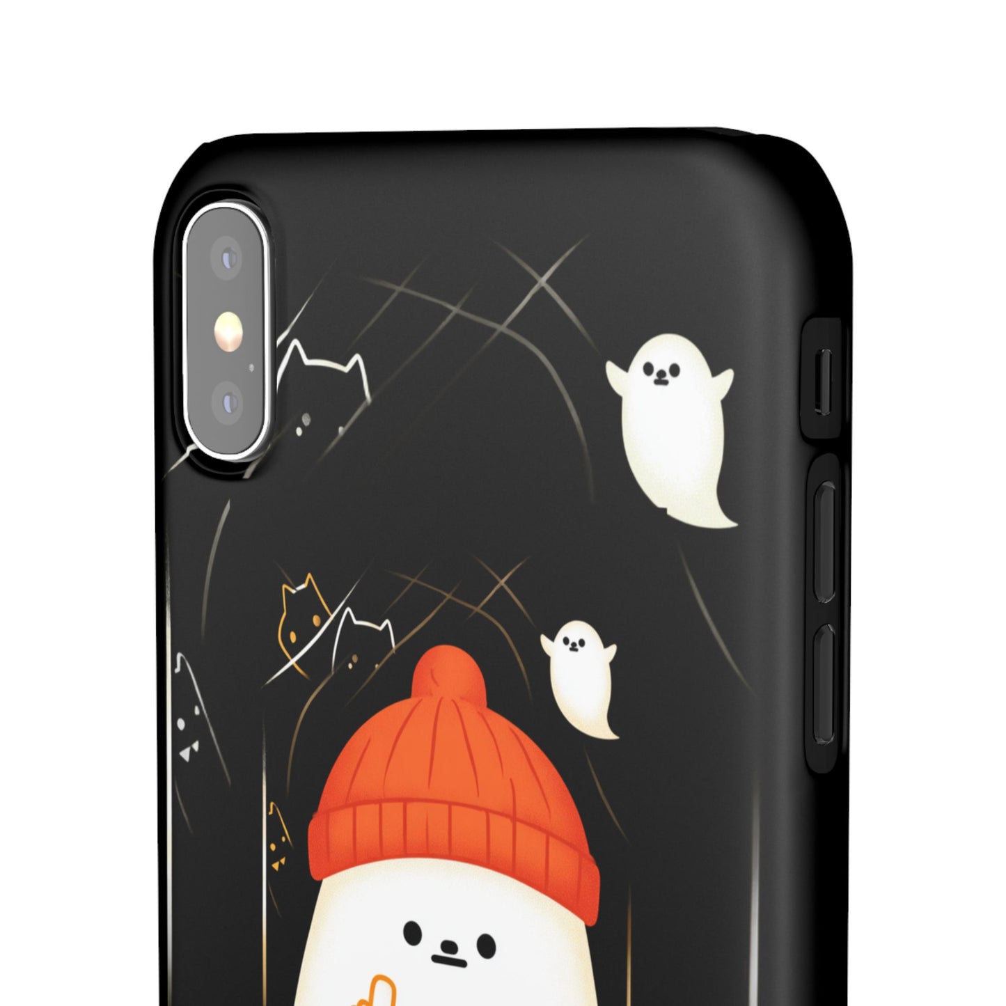 Spook You Halloween Ghost Snap Case Kawaii Protective Phone Cover for iPhone and Samsung
