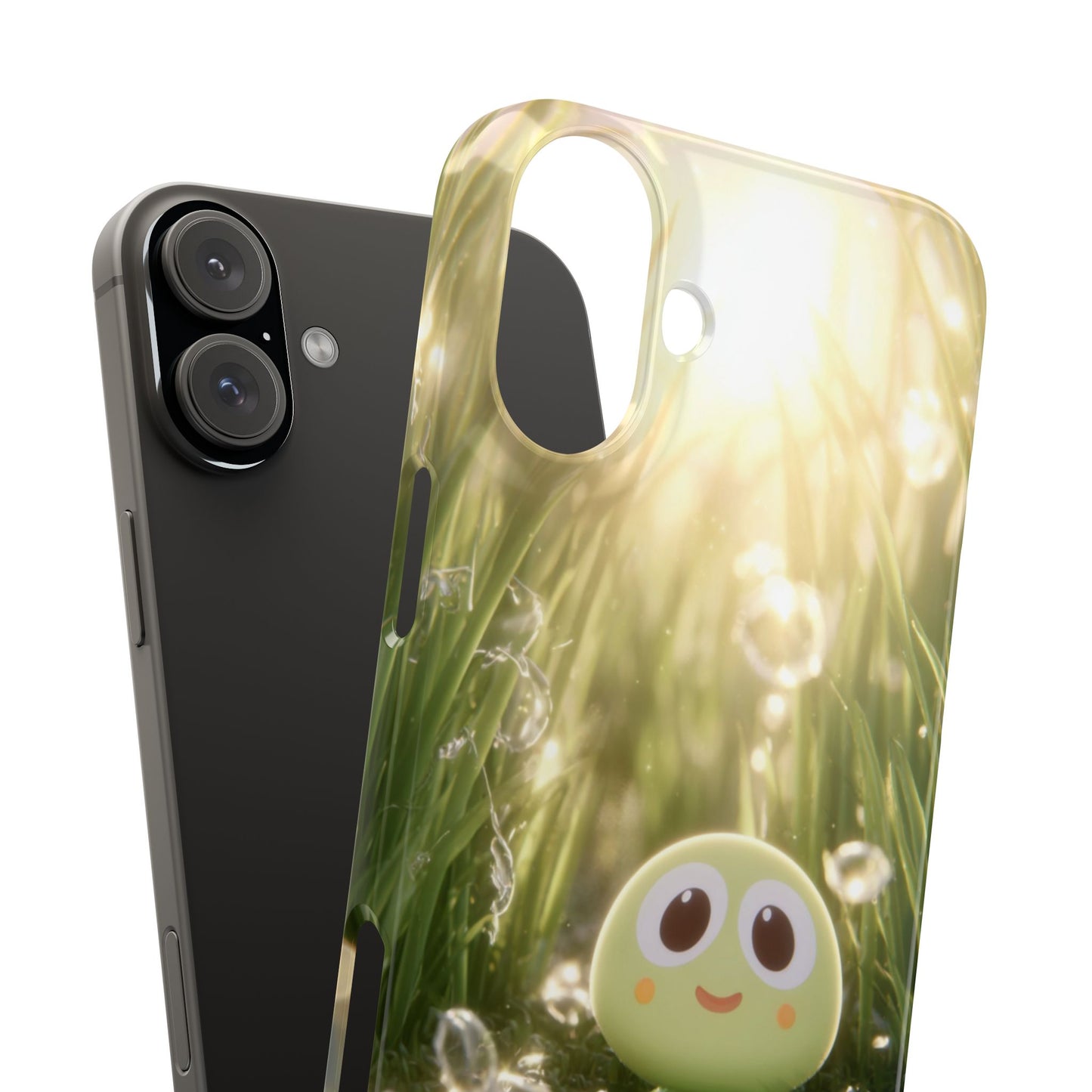 Cute Nature-Inspired Snap Case, Cartoon Phone Cover, Eco-Friendly Gift, Fun Accessory, Personalized Phone Case, Nature Lover's Gift