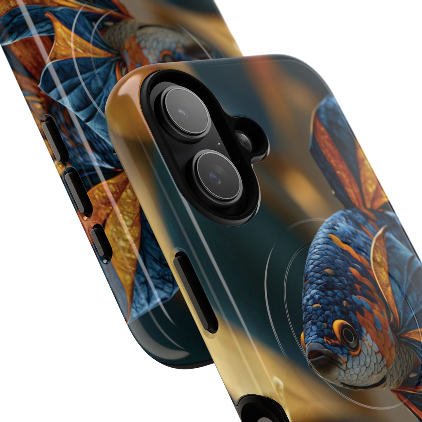 Koi Fish Tough Magnetic Phone Case — Protective Artistic Fish Design