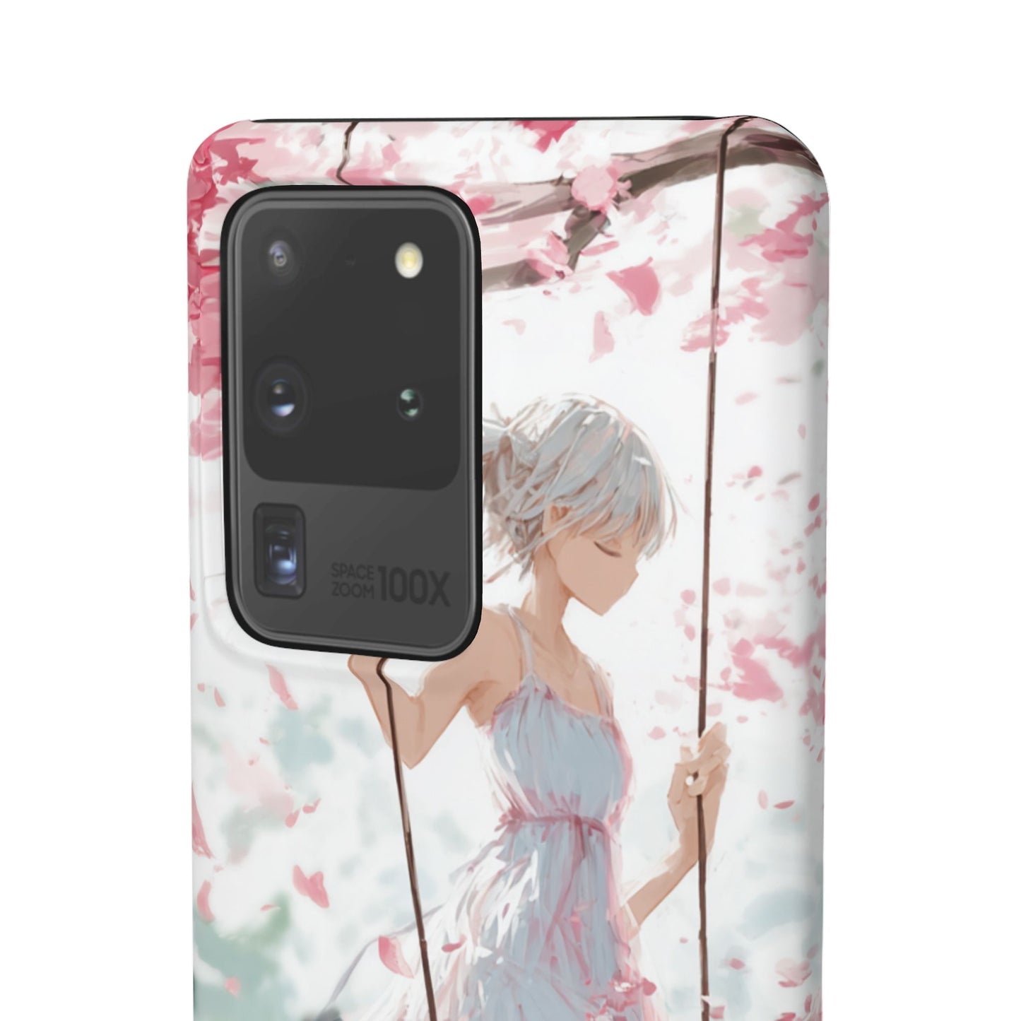 Elegant Floral Snap Cases for iPhone, Personalized Phone Covers, Cute Spring Gifts, Anime Aesthetic Accessories, Flower-themed Cell [...]