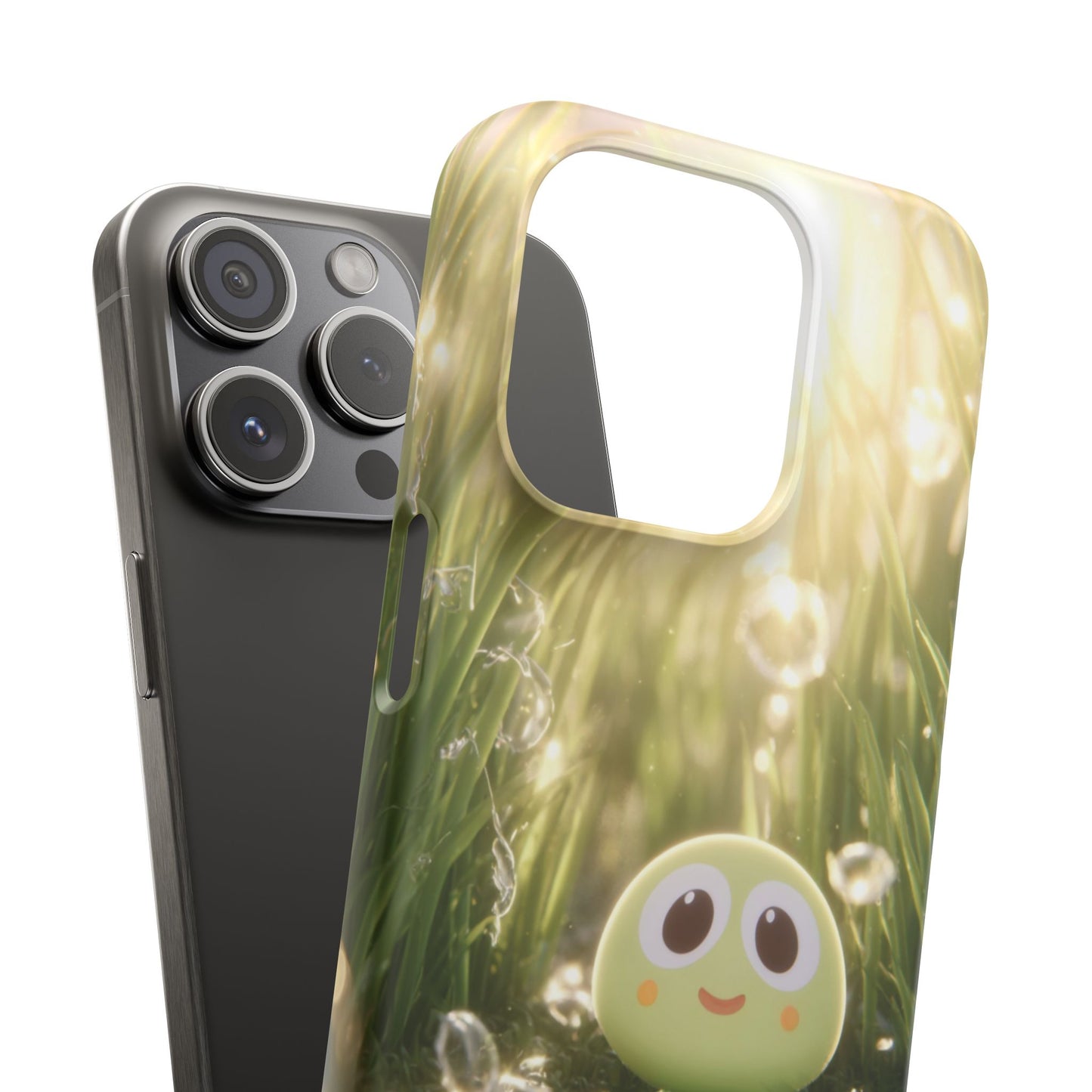Cute Nature-Inspired Snap Case, Cartoon Phone Cover, Eco-Friendly Gift, Fun Accessory, Personalized Phone Case, Nature Lover's Gift