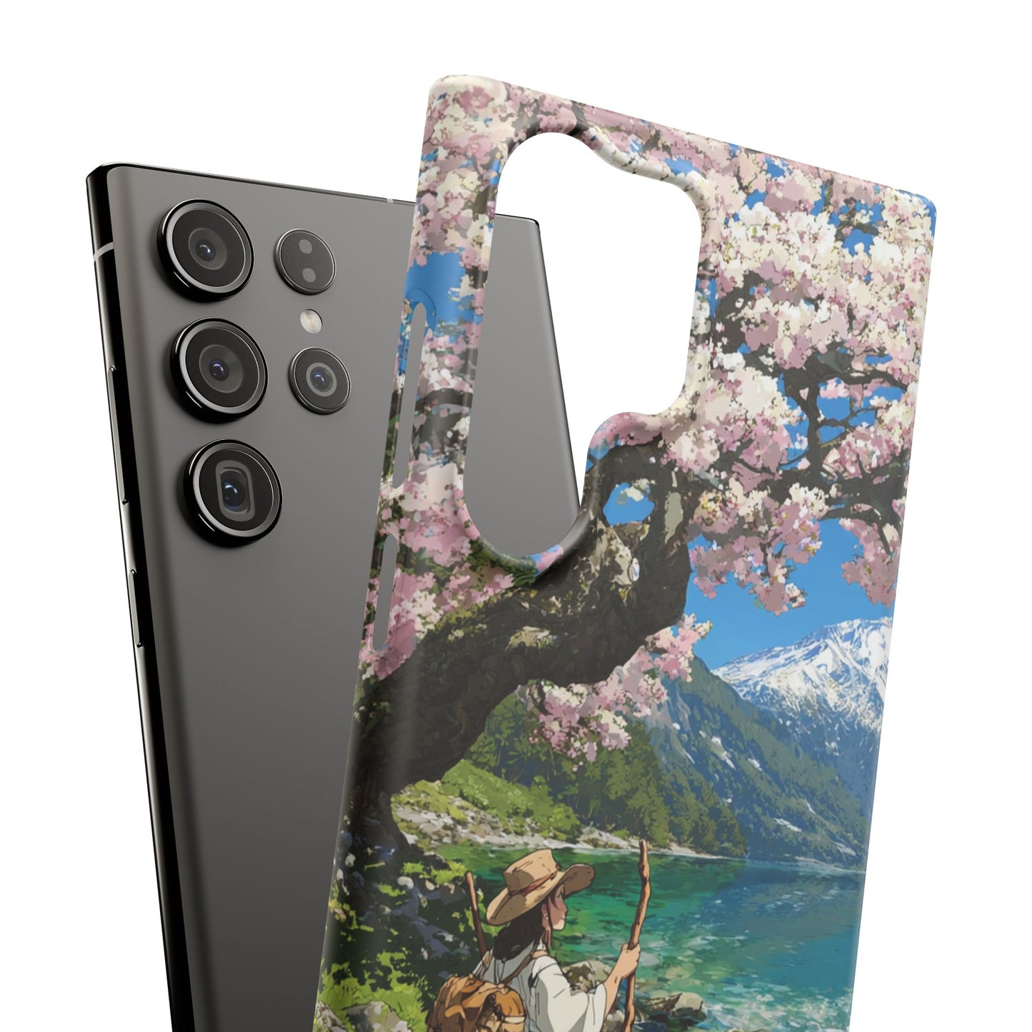Nature-Inspired Snap Cases for Phone Protection, Floral Phone Covers, Cherry Blossom Aesthetic, Gifts for Nature Lovers, Spring Accessories
