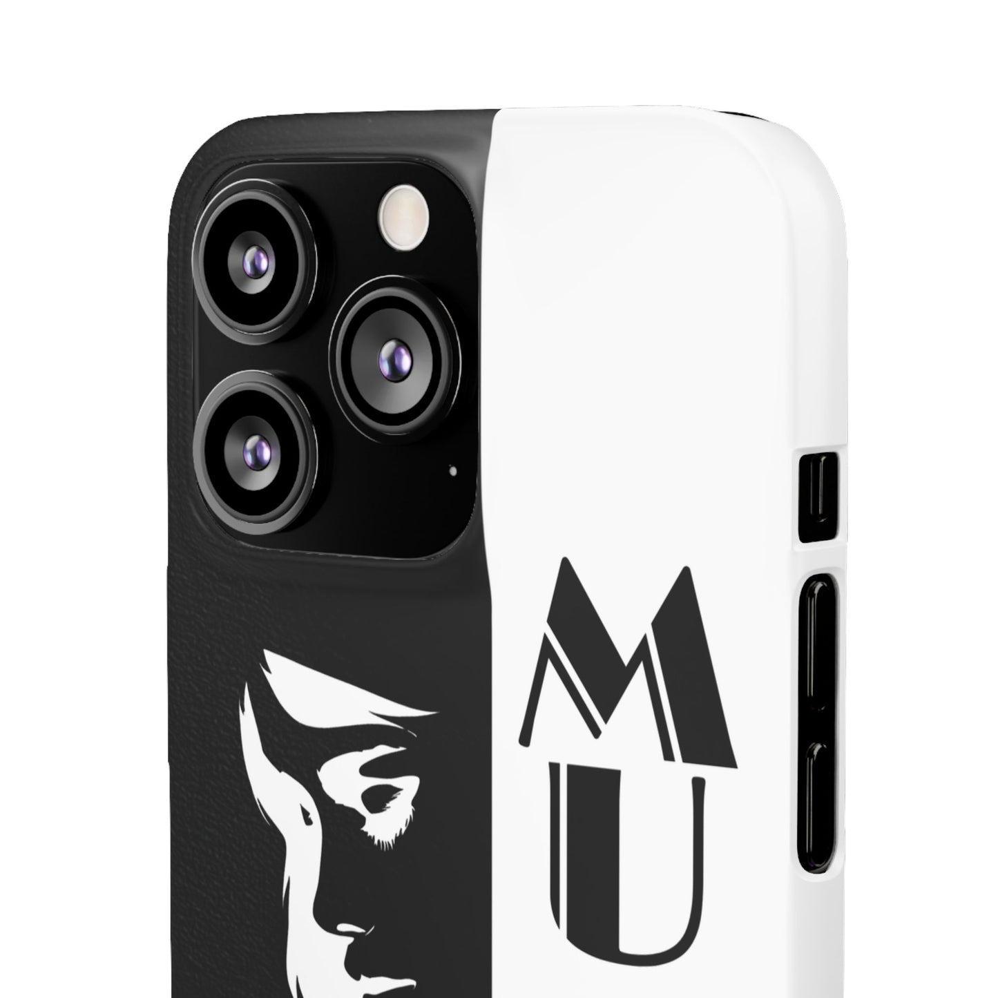 Black And White Bold Muse Snap Case Cover for iPhone and Samsung