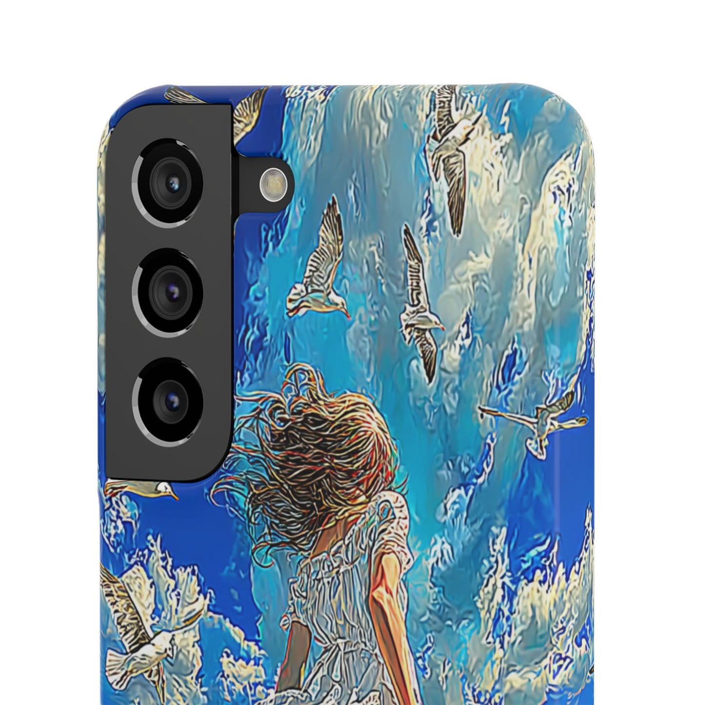 Dreamy Seaside Snap Case, Ocean Waves Phone Cover, Summer Vibe Gift, Cute Aesthetic Accessory, Beach Lover Case