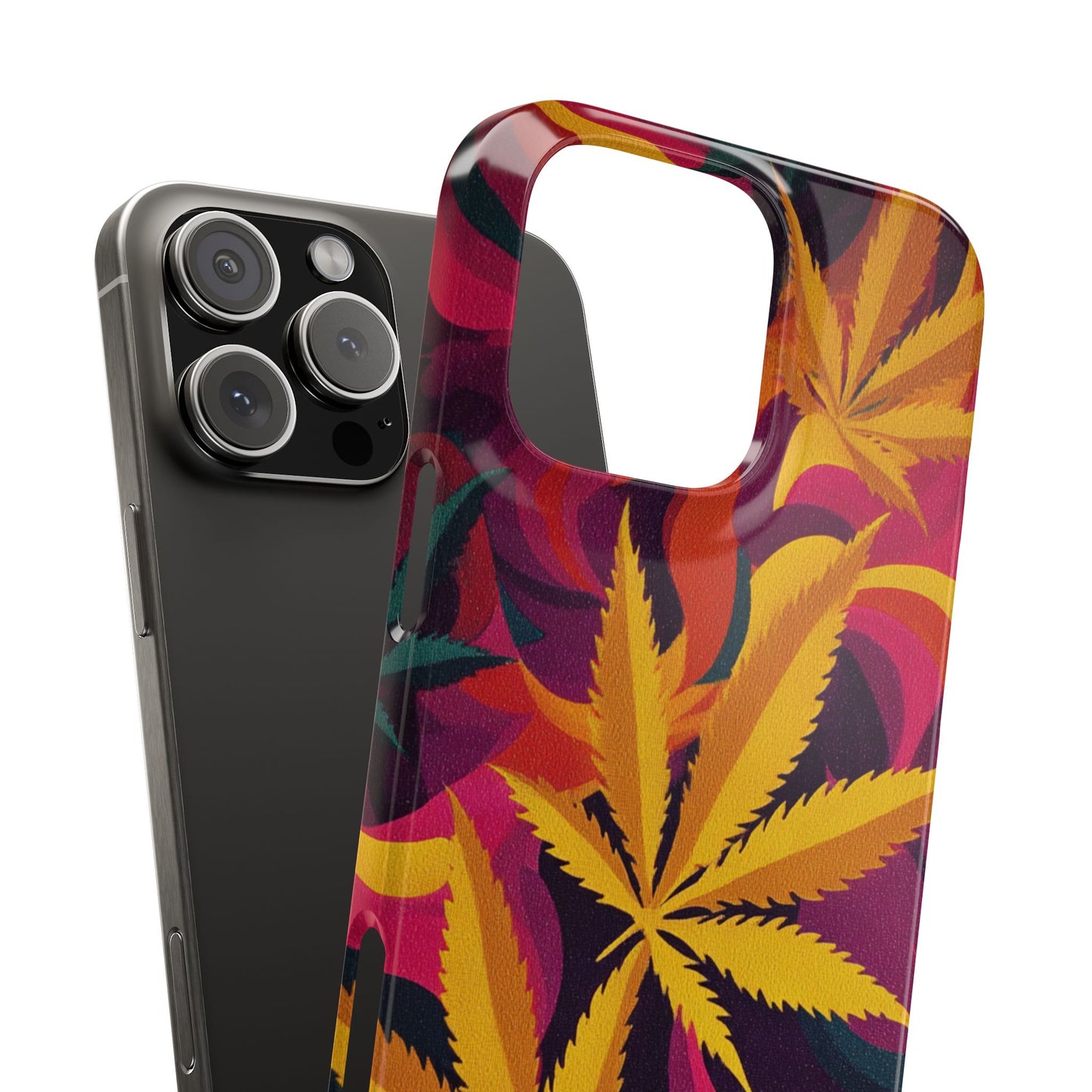 Autumn Vibe Cannabis Snap Case for IPhones and Samsungs Custom
