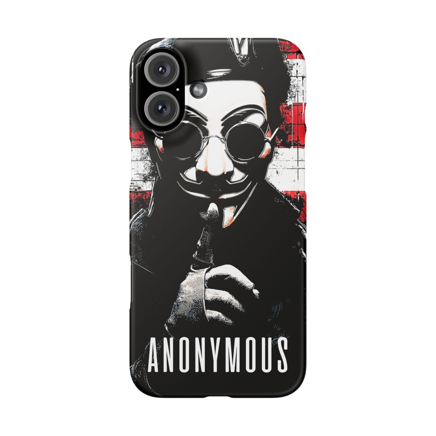 Anonimous & Guy Fawkes Art Snap Case and Protective Phone Cover For iPhone and Samsung
