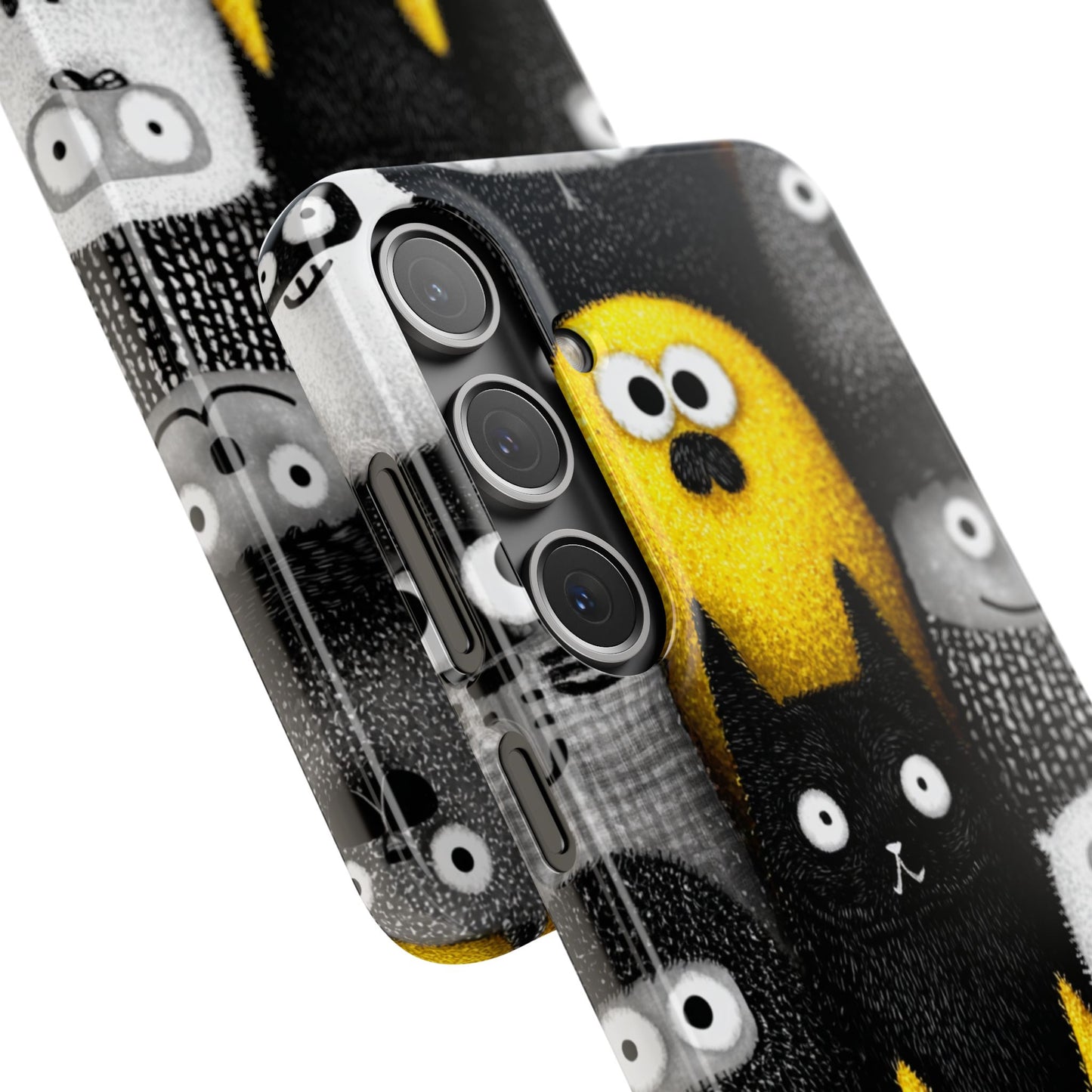Colorful Character Snap Cases, Cute Phone Cover, Unique Gift for Kids, Fun Accessory, Perfect for Birthdays, Holidays