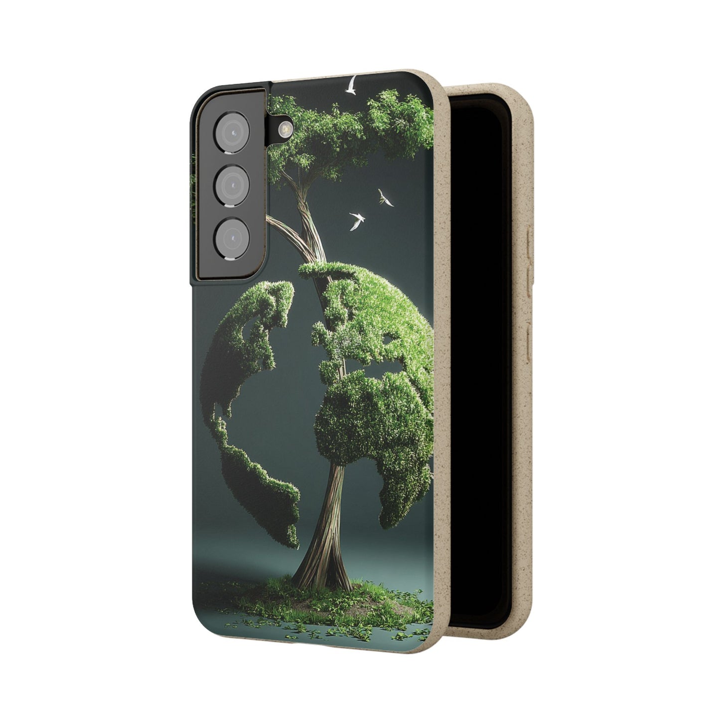 Eco-Friendly Phone Case with Nature Design, Sustainable iPhone Cover, Biodegradable Cellphone Accessories, Green Earth Gift, Earth Day [...]