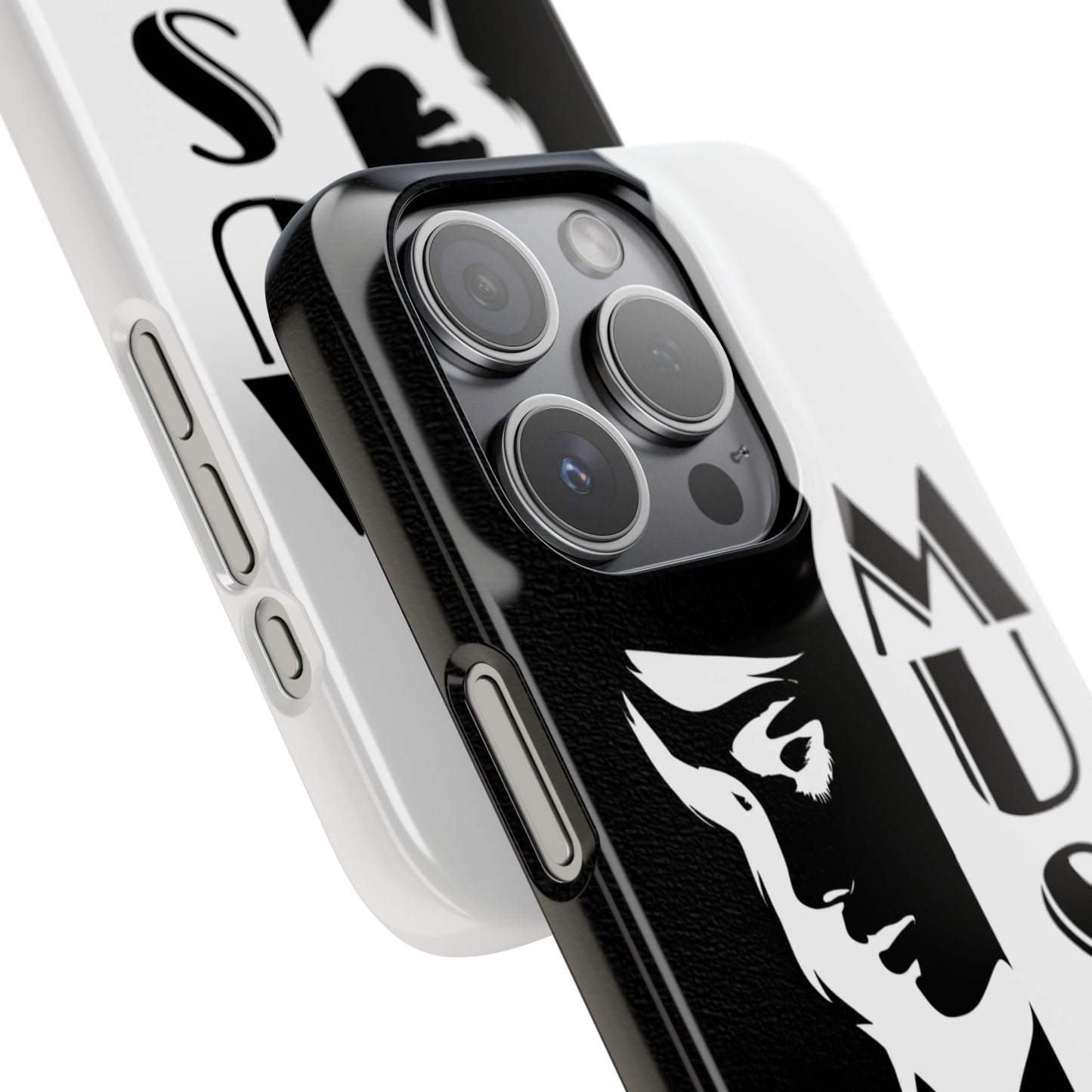Black And White Bold Muse Snap Case Cover for iPhone and Samsung