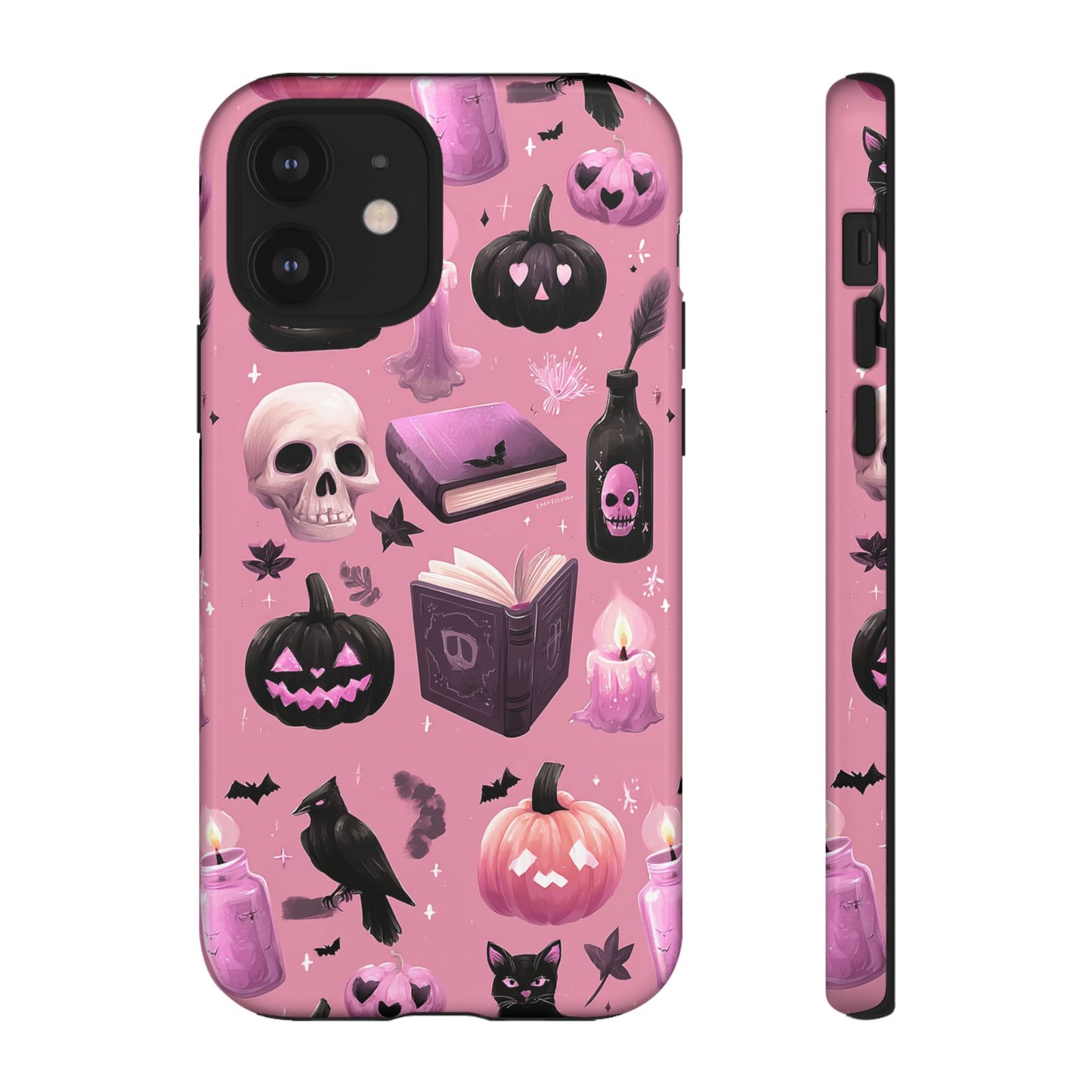 Spooky Phone Case - Halloween Design, Cute Costume Accessory, Fall Decor, Gift for Cat Lovers, Witchy Vibes, Trick or Treat