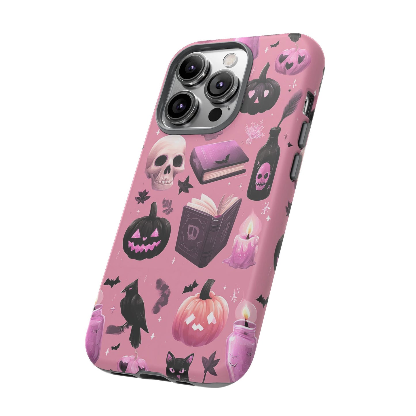 Spooky Phone Case - Halloween Design, Cute Costume Accessory, Fall Decor, Gift for Cat Lovers, Witchy Vibes, Trick or Treat
