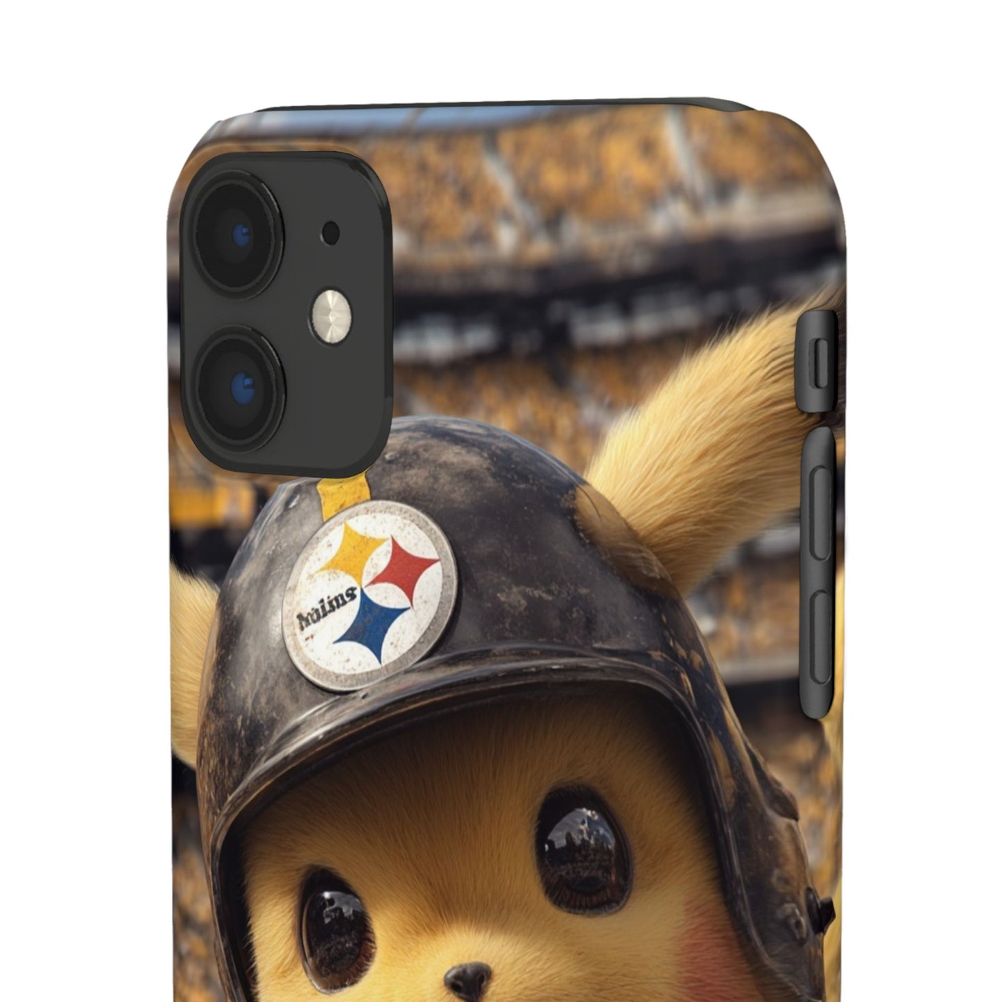 Fun Character Sports Snap Case, Phone Case, Fun Tech Accessory, Cute Gift for Gamers, Football Lovers, Kids.