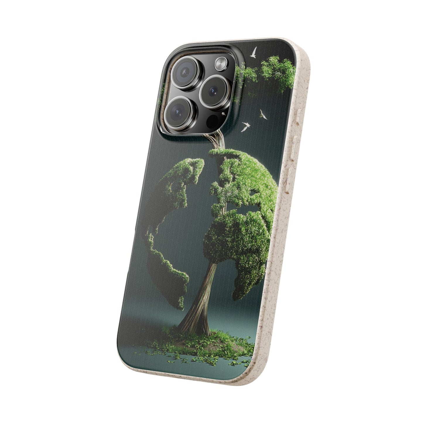 Eco-Friendly Phone Case with Nature Design, Sustainable iPhone Cover, Biodegradable Cellphone Accessories, Green Earth Gift, Earth Day [...]