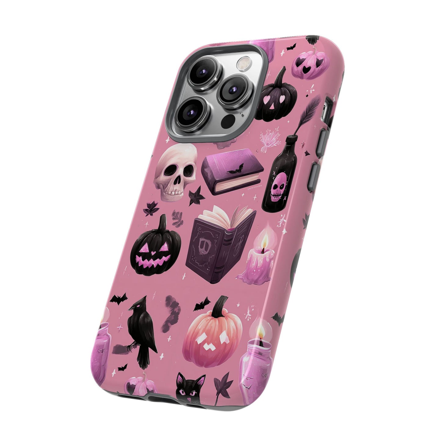 Spooky Phone Case - Halloween Design, Cute Costume Accessory, Fall Decor, Gift for Cat Lovers, Witchy Vibes, Trick or Treat