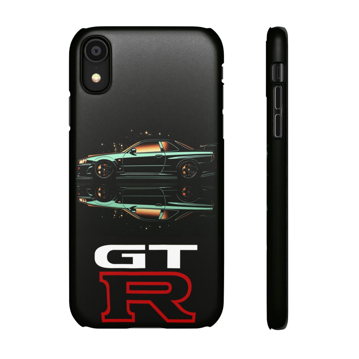 Green Skyleine R34 GTR Art Snap Case and Protective Phone Cover For iPhone and Samsung