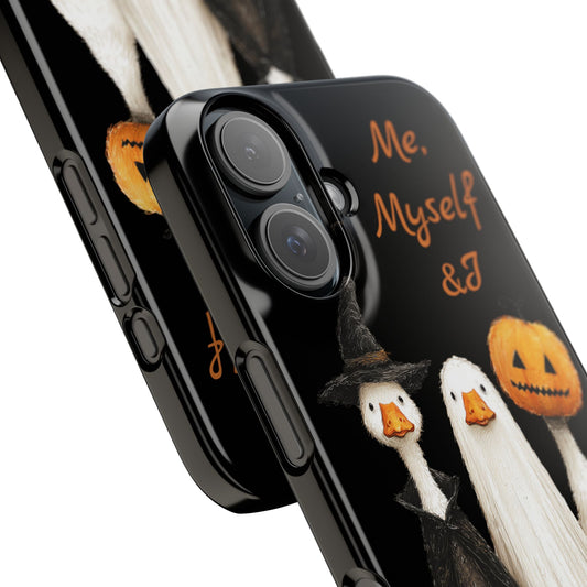 Halloween Goose Snap Case, Funny Goose Phone Case, Fall Accessories, Cute Halloween Gift, Me Myself & I Design