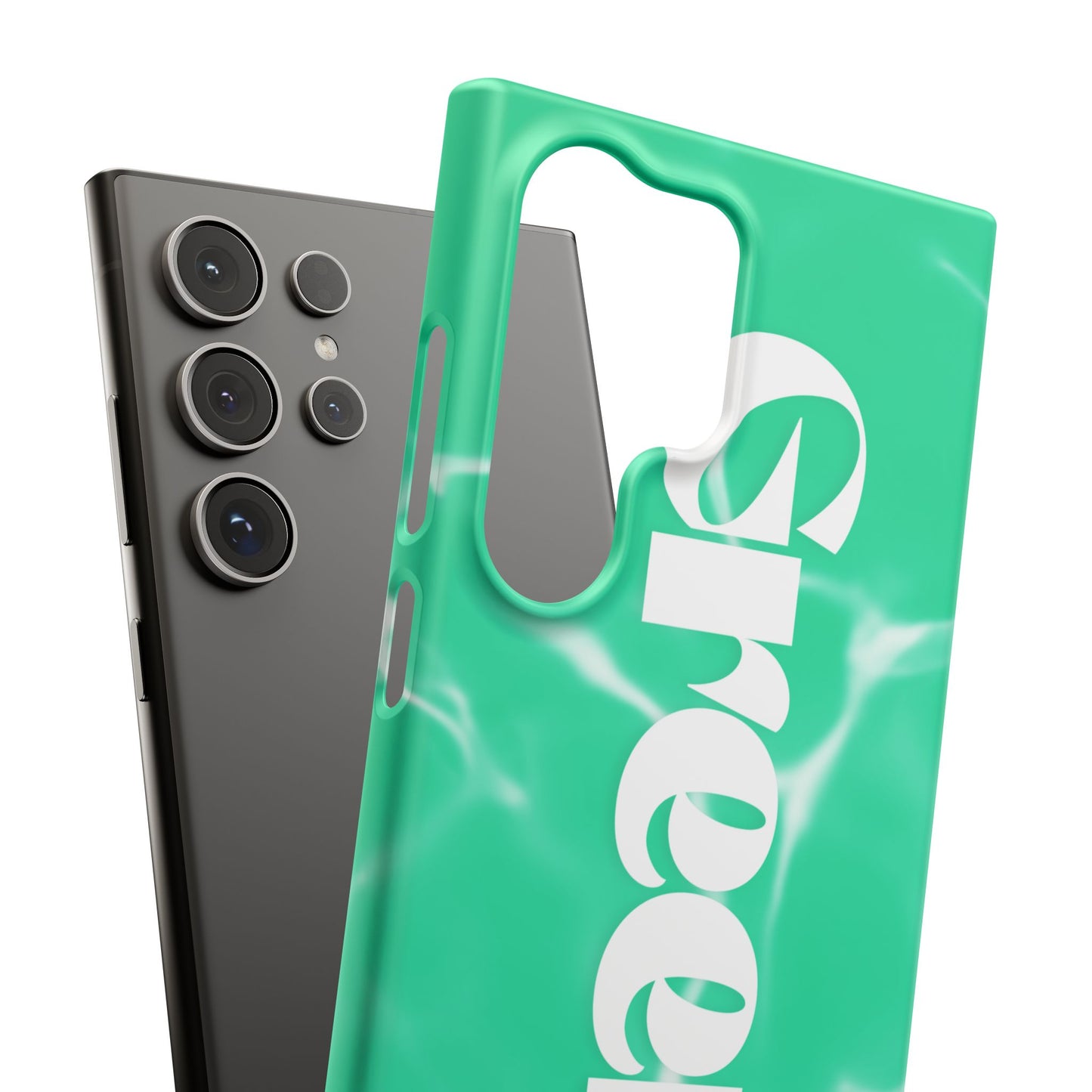 Aqua Pool Vibe Snap Case, Tropical Phone Cover, Summer Accessory, Trendy Gift for Friends, Beach Lover's Essential