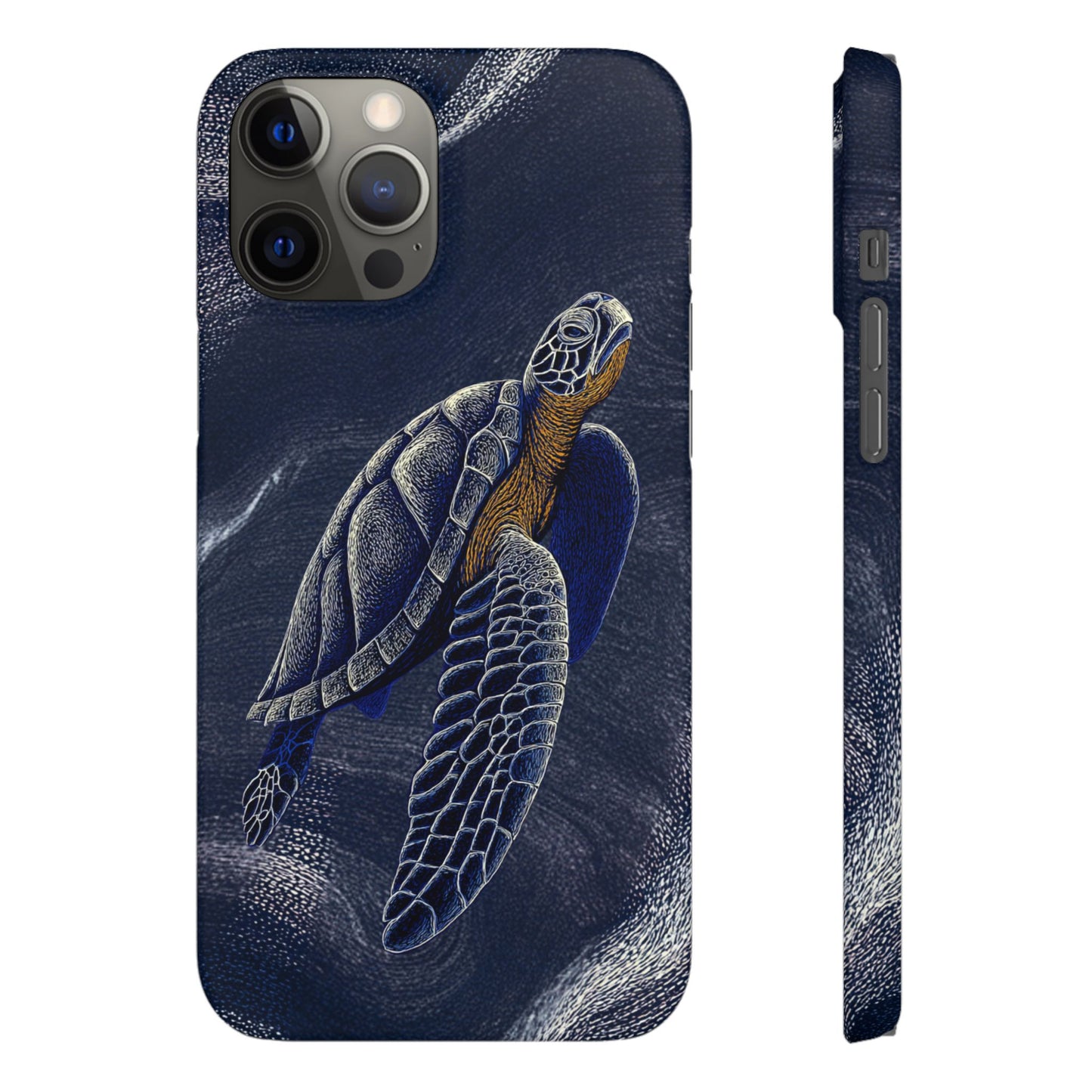 Marine Turtle Snap Case for Nature Lovers Phone Covers For Iphones and Samsungs Customization