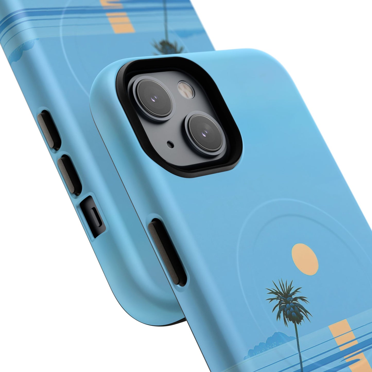 Tough Magnetic Case — Minimal Sunset Palm Phone Cover