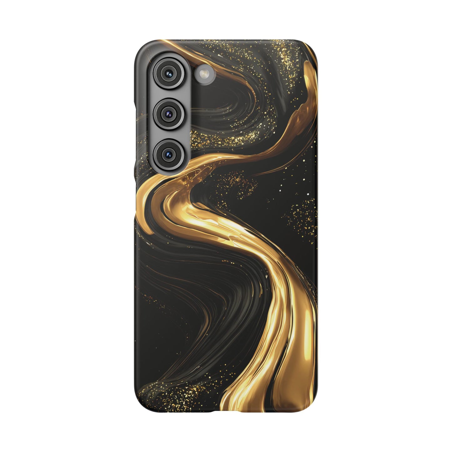 Elegant Gold Swirl Snap Case - Stylish Phone Cover, Modern Accessory, Gift for Her, Luxe Phone Case, Trendy Decor