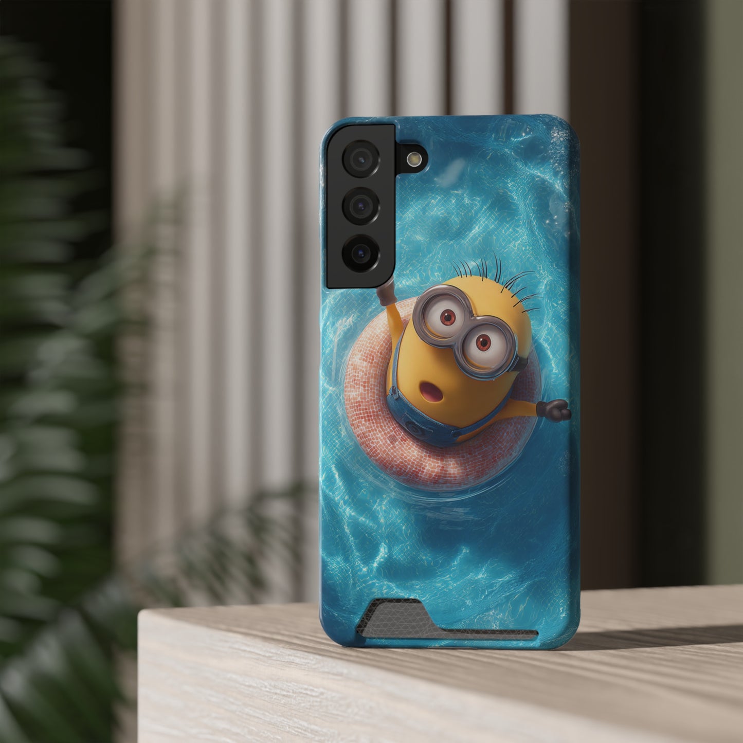 Minion Phone Case with Card Holder, Fun and Functional Accessory for Kids, Smartphone Case, Gift for Minion Fans, Unique Mobile Cover, [...]