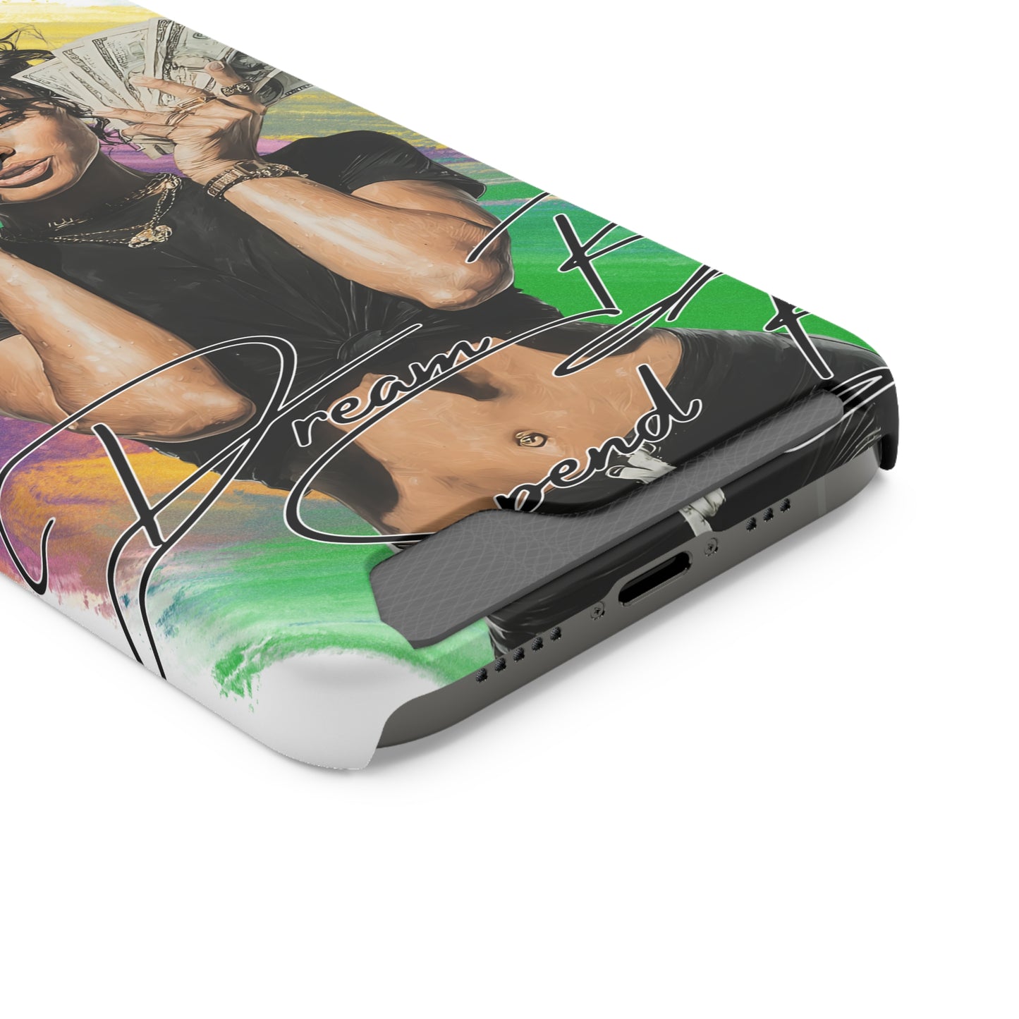 Vibrant Phone Case with Card Holder - Dream Big, Stylish Accessory for Teens & Young Adults, Perfect Gift for Birthdays, Graduations, [...]