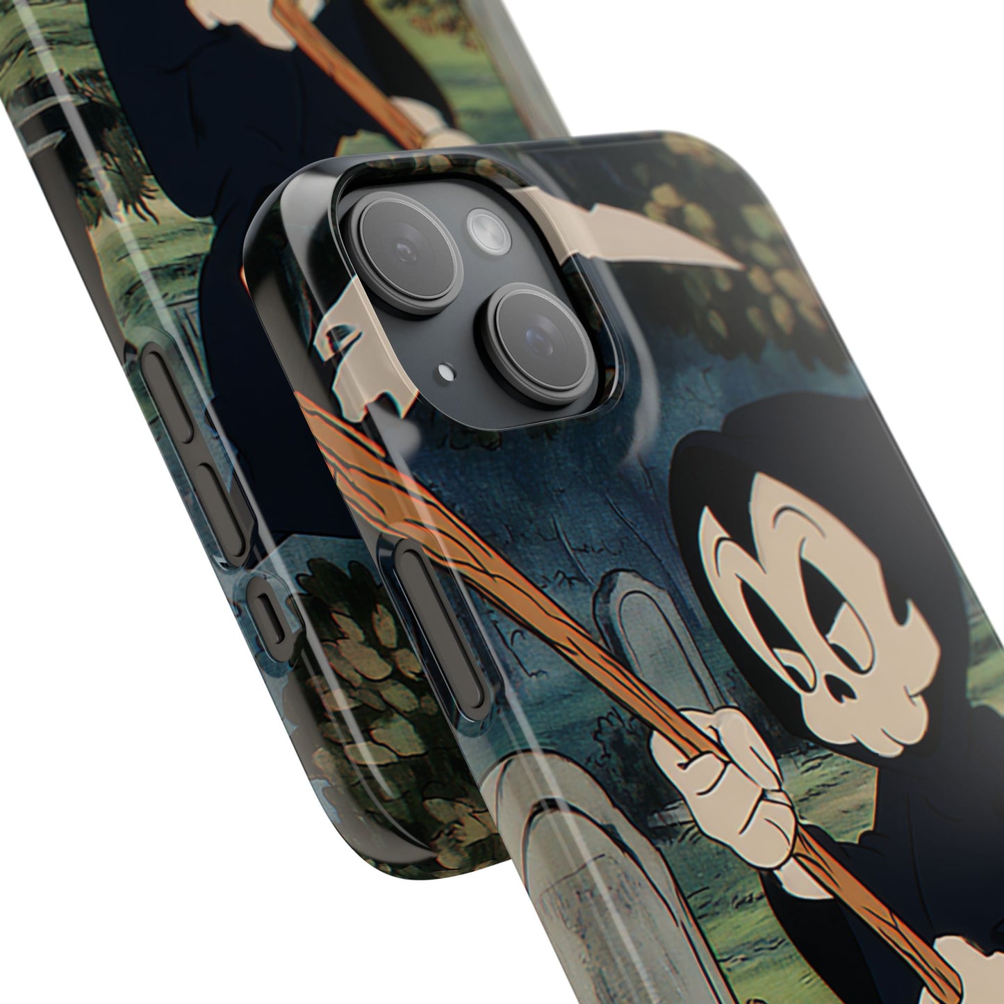 Grim Reaper Snap Case, Halloween Phone Case, Cute Death Phone Cover, Spooky Accessories, Unique Phone Protector