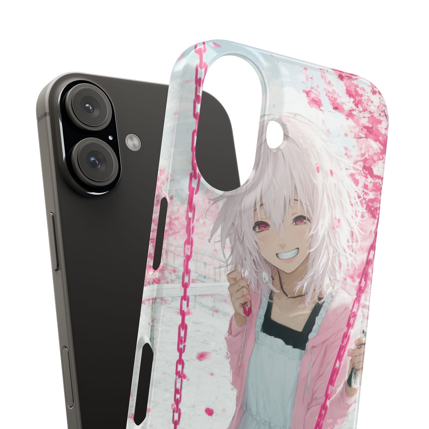 Anime Character Snap Cases for Phone, Cute Aesthetic Phone Cover, Gifts for Otaku, Floral Design, Unique Phone Cases