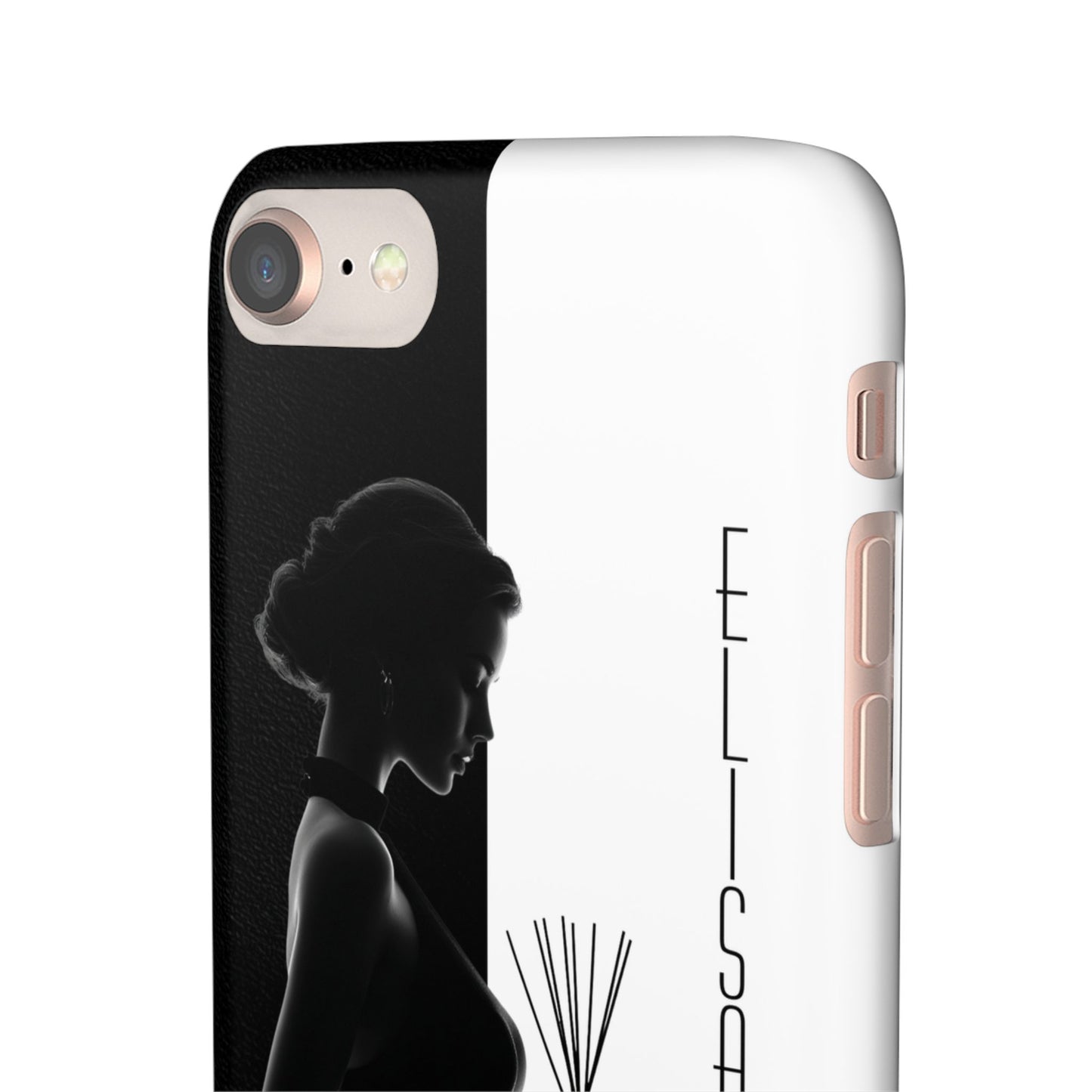 Custom Black and White Snap Case for Women Phone Cover for iPhone and Samsung