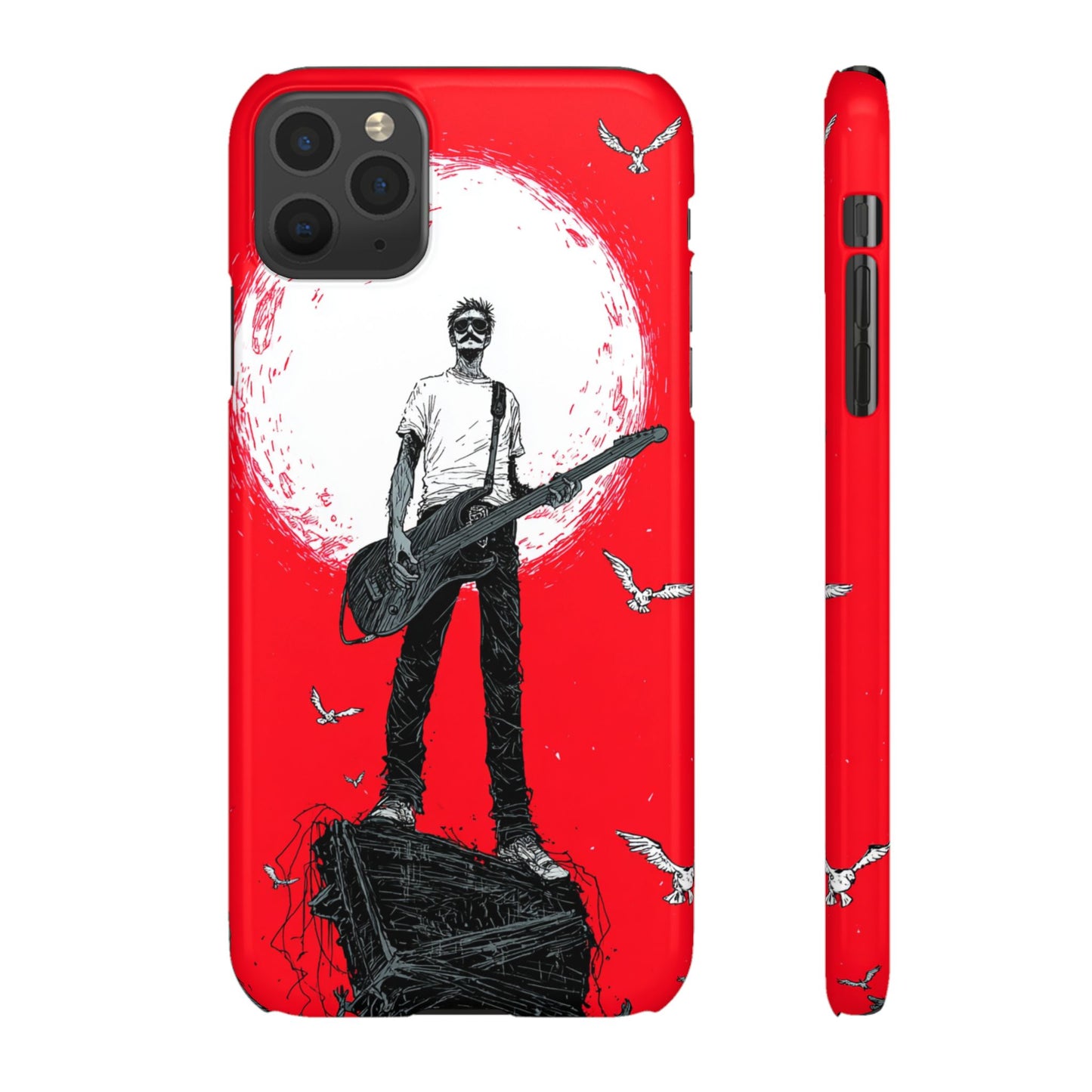 Rock & Roll Snap Cases - Music Lover's Phone Protection, Edgy Art, Gift for Guitarists, Cool Accessory for Teens