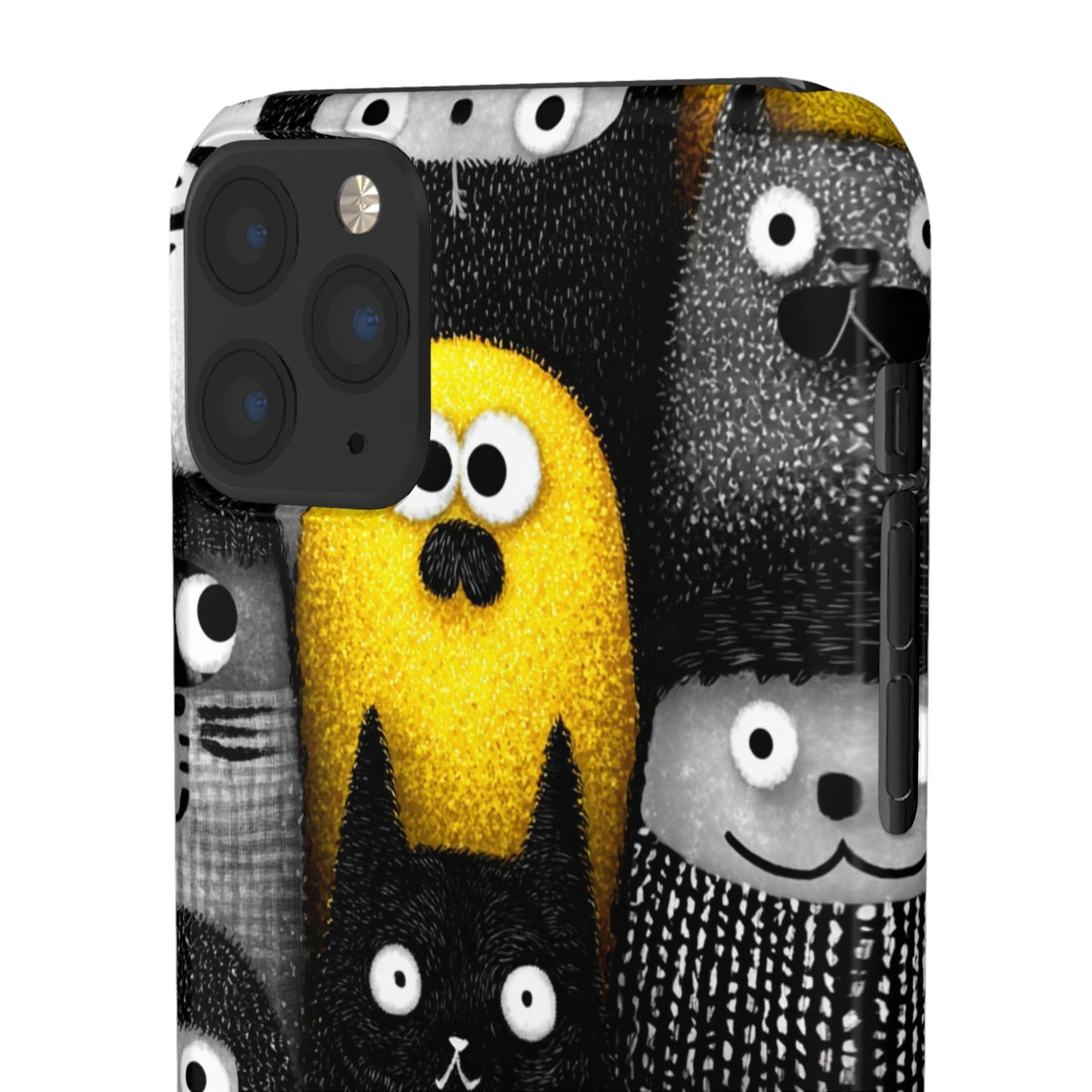 Colorful Character Snap Cases, Cute Phone Cover, Unique Gift for Kids, Fun Accessory, Perfect for Birthdays, Holidays