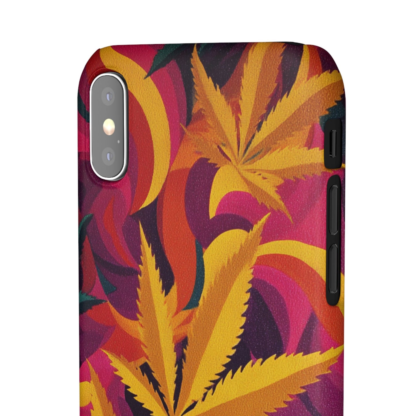 Autumn Vibe Cannabis Snap Case for IPhones and Samsungs Custom