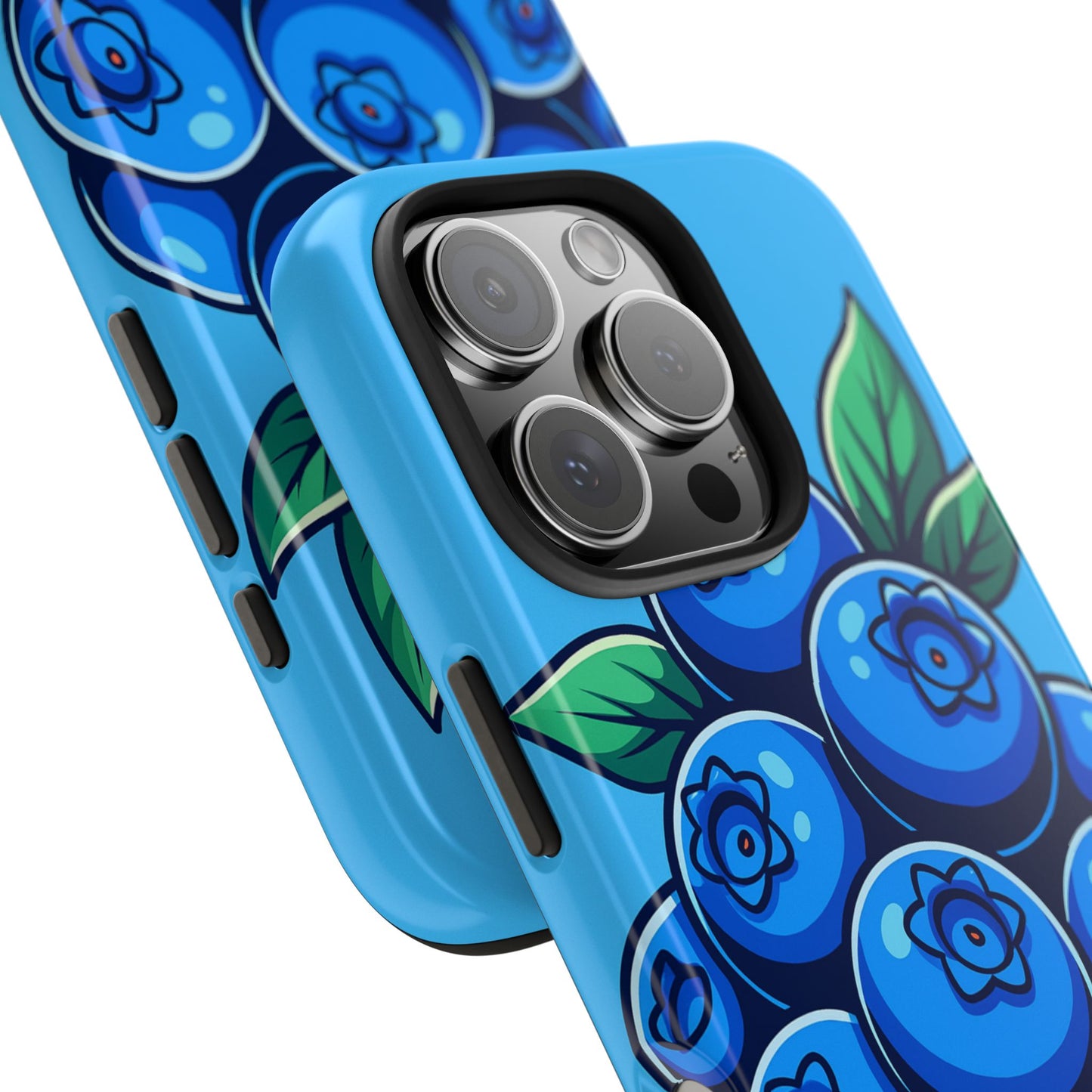 iPhone 17 Blueberry Delight Tough Phone Case, Cute Phone Cover, Fruit Lover Gift, Durable Phone Protector, Unique Smartphone Accessories