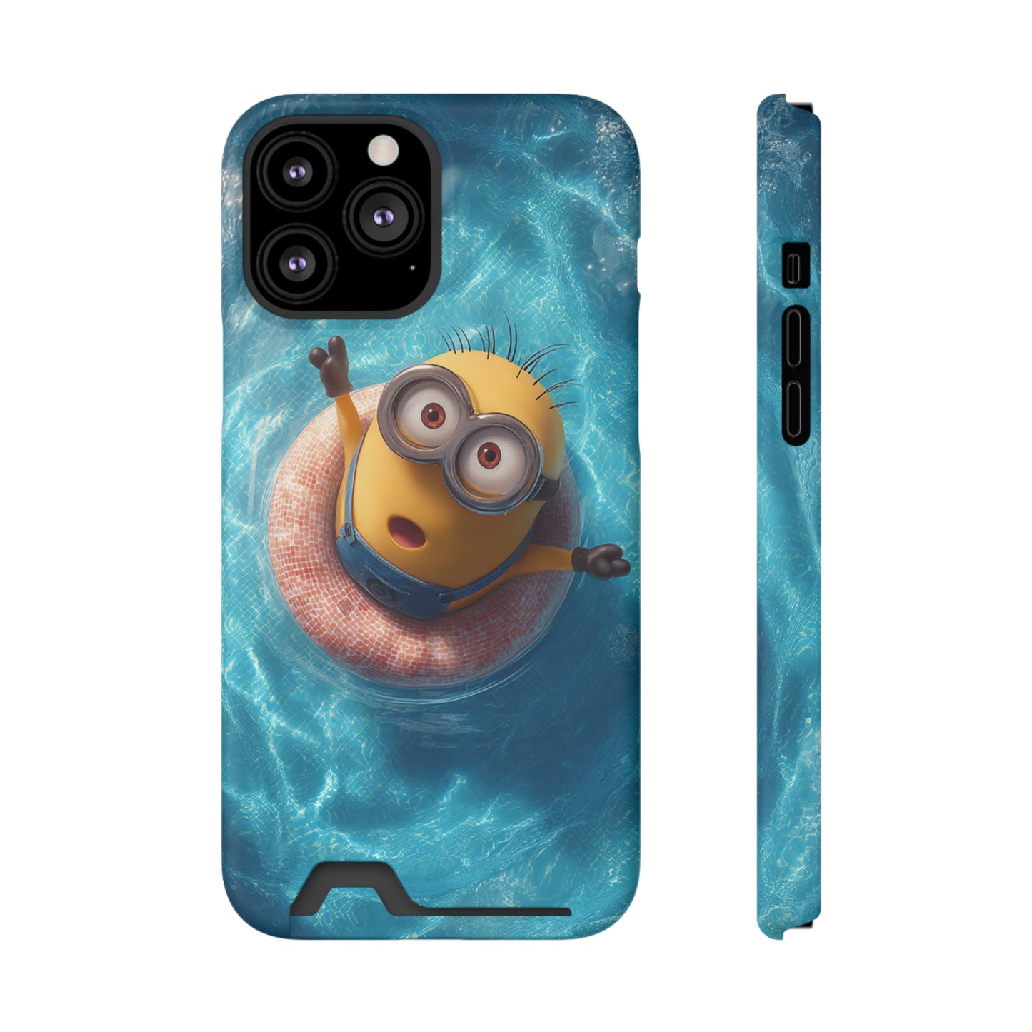 Minion Phone Case with Card Holder, Fun and Functional Accessory for Kids, Smartphone Case, Gift for Minion Fans, Unique Mobile Cover, [...]