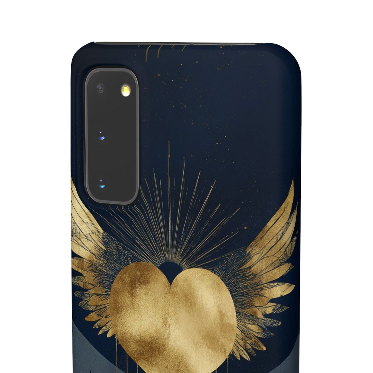 Heart Wing Snap Case, Elegant Phone Cover, Unique Gift, Artistic Accessory, Protective Case for Love and Romance