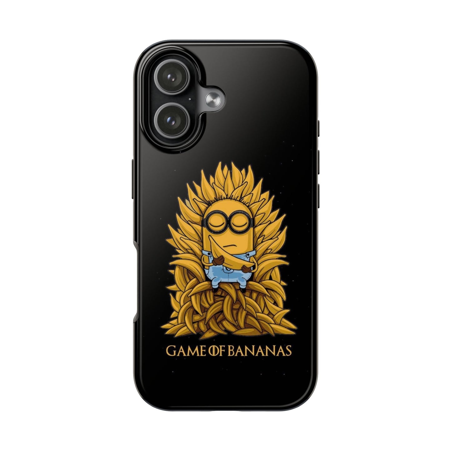 Game of BANANAS iPhone 17 Tough Phone Case | Vintage Black