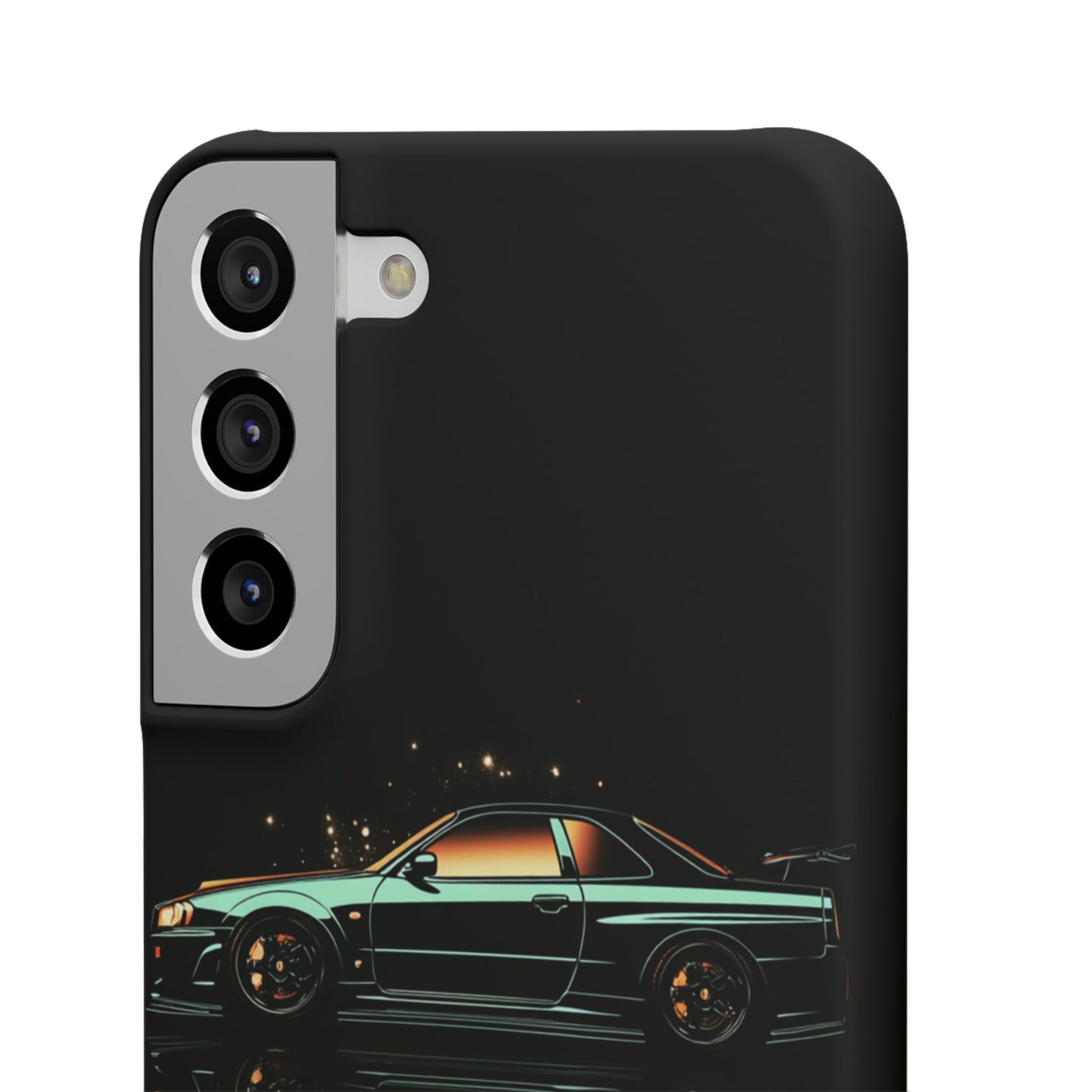 Green Skyleine R34 GTR Art Snap Case and Protective Phone Cover For iPhone and Samsung