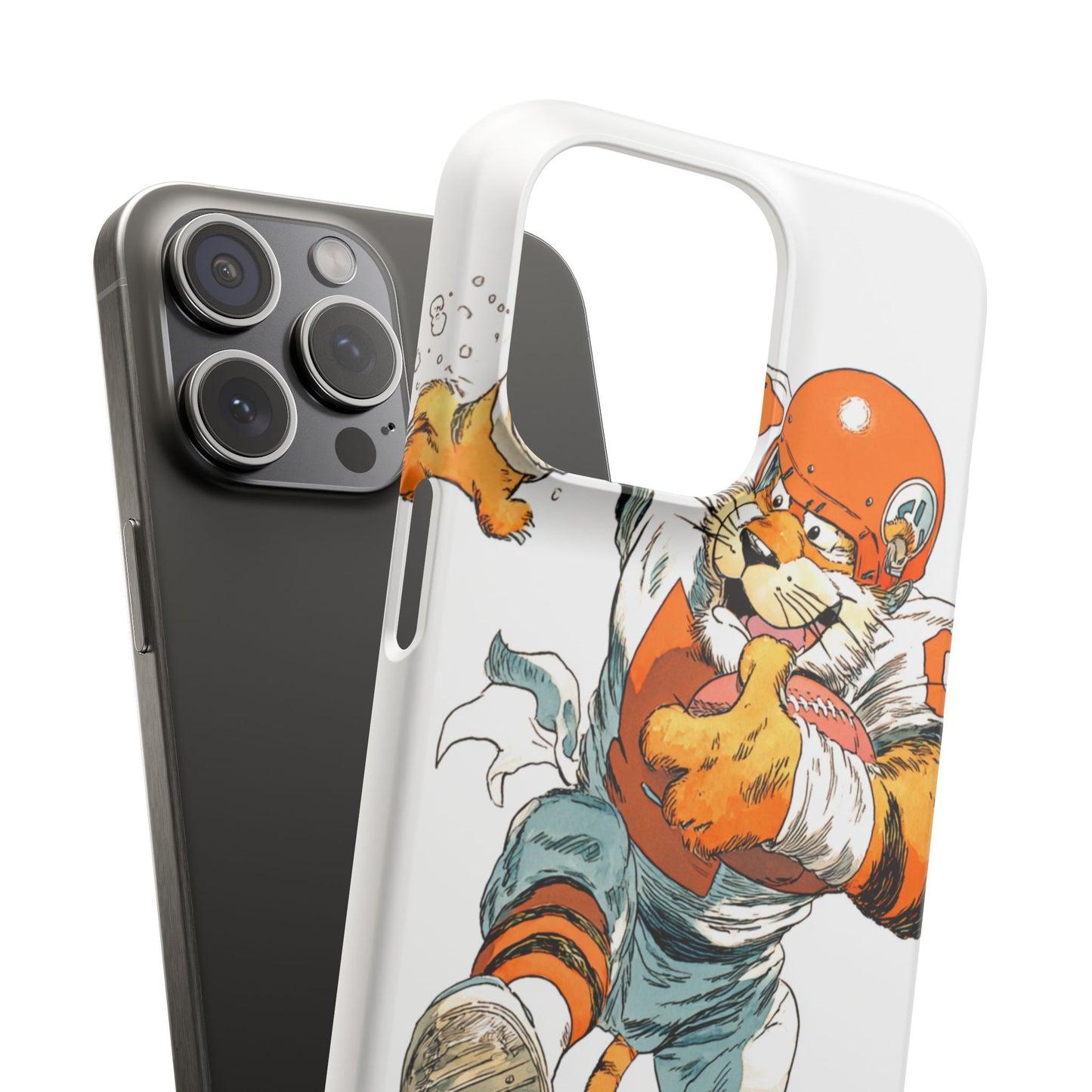 Cincinnati Bengals Snap Cases, Football Fans Phone Case, Tiger Cartoon Art Design, Football Lover Gift, Protective Phone Cover