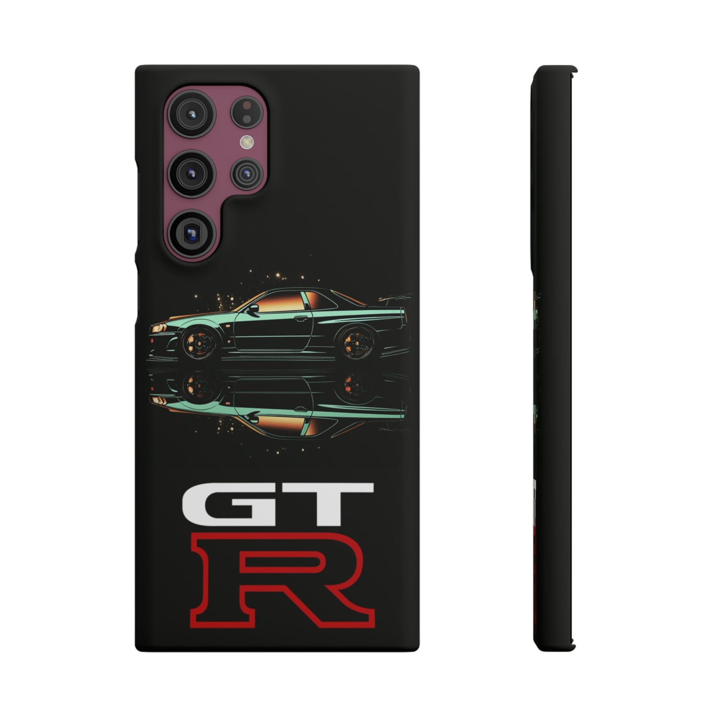 Green Skyleine R34 GTR Art Snap Case and Protective Phone Cover For iPhone and Samsung