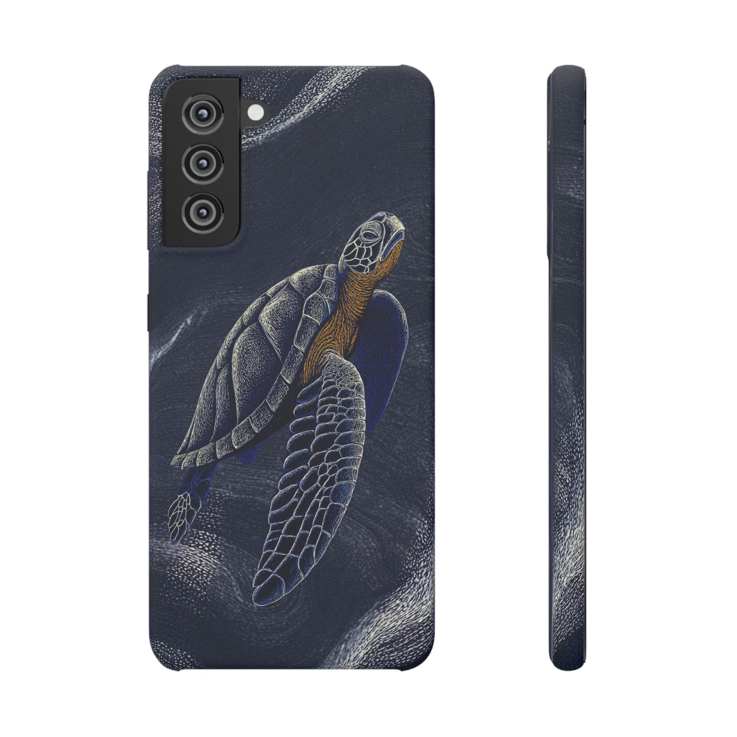 Marine Turtle Snap Case for Nature Lovers Phone Covers For Iphones and Samsungs Customization