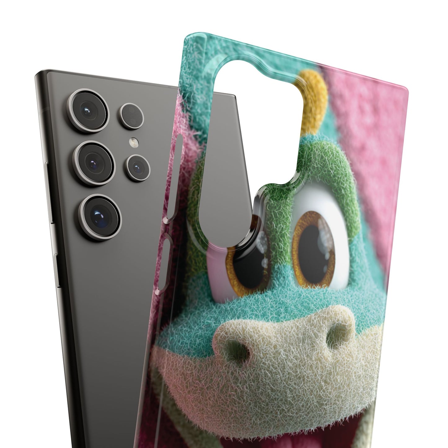Fun Dino Snap Case for Kids | Cute Phone Cover | Colorful Mobile Accessory | Birthday Gift | Child's Tech Style
