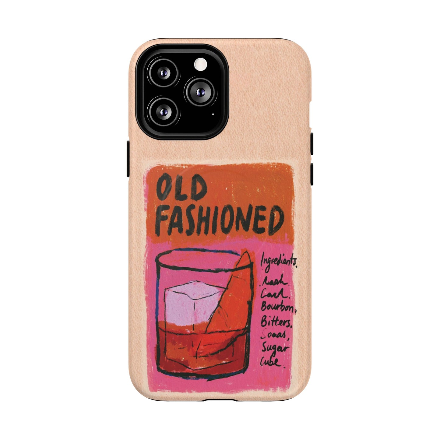Old Fashioned Phone Case — Retro Cocktail iPhone Magnetic Case