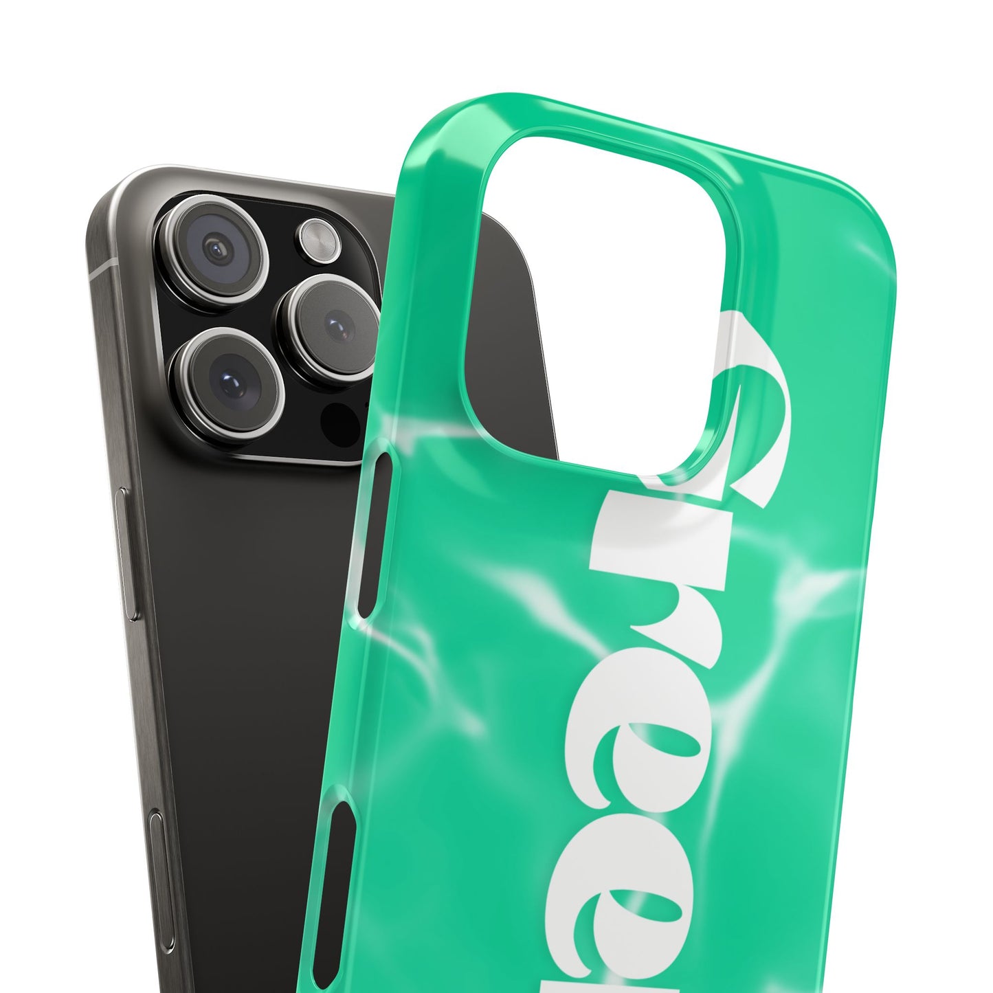 Aqua Pool Vibe Snap Case, Tropical Phone Cover, Summer Accessory, Trendy Gift for Friends, Beach Lover's Essential