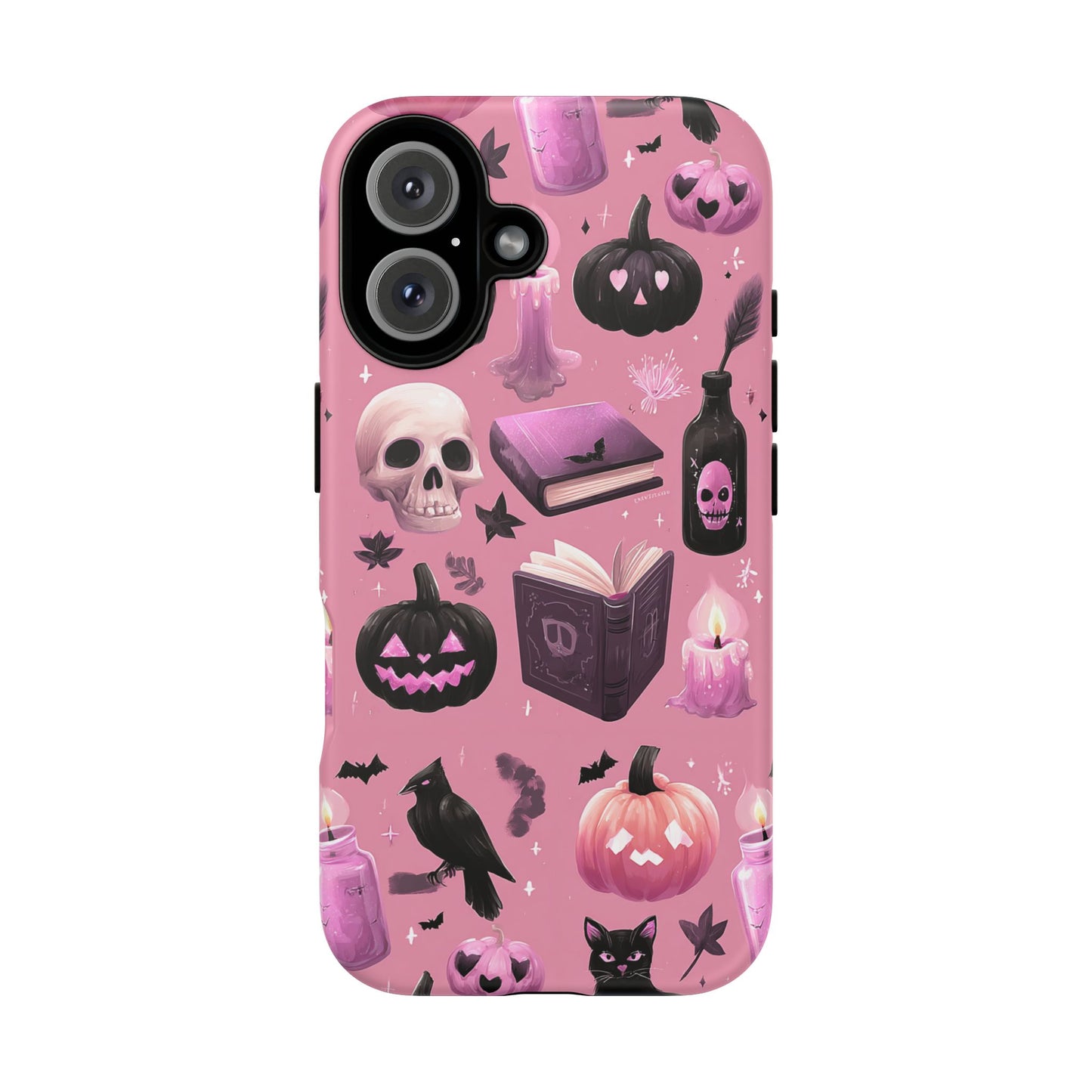 Spooky Phone Case - Halloween Design, Cute Costume Accessory, Fall Decor, Gift for Cat Lovers, Witchy Vibes, Trick or Treat