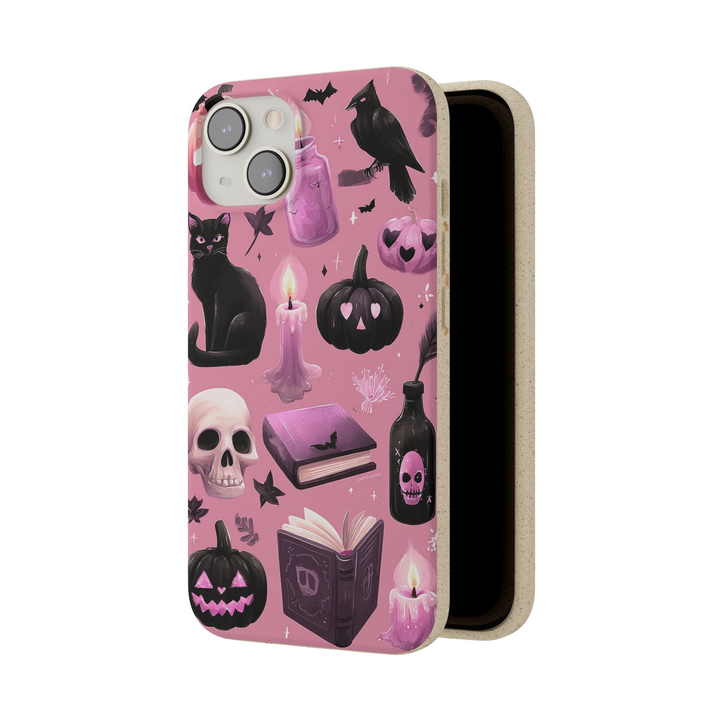 Halloween-Inspired Biodegradable Phone Case, Eco-Friendly Cell Phone Cover, Cute Goth Aesthetic Gift, Sustainable Halloween Decor, [...]