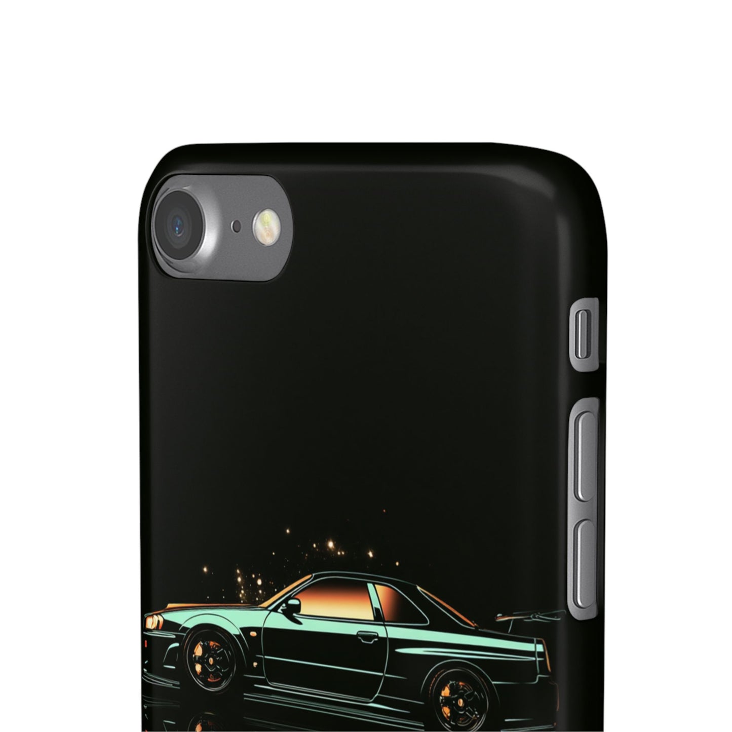 Green Skyleine R34 GTR Art Snap Case and Protective Phone Cover For iPhone and Samsung
